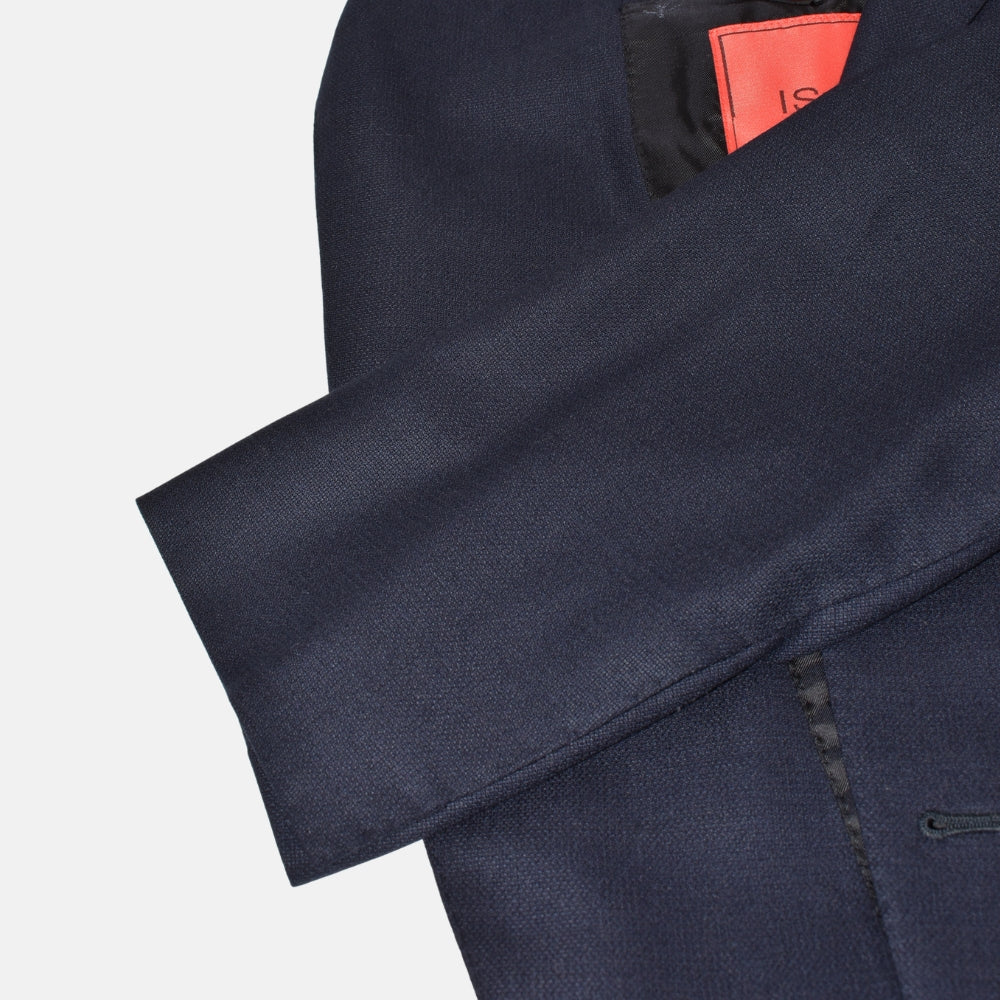 Navy Blue 120s Wool Blazer (EU 50)