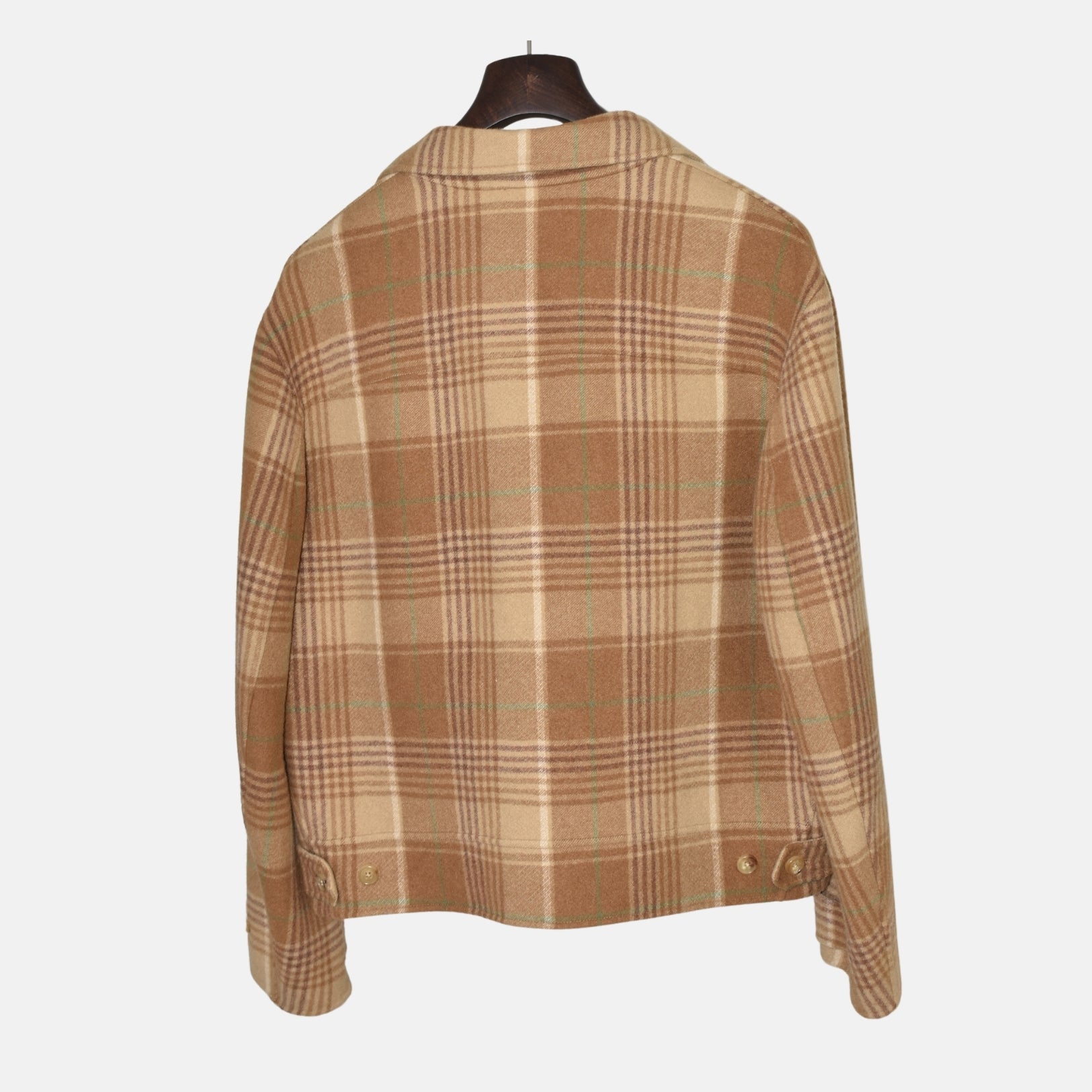 Checked Wool Jacket (XL)