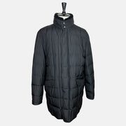 Black Down Coat made of Silk (EU 58)