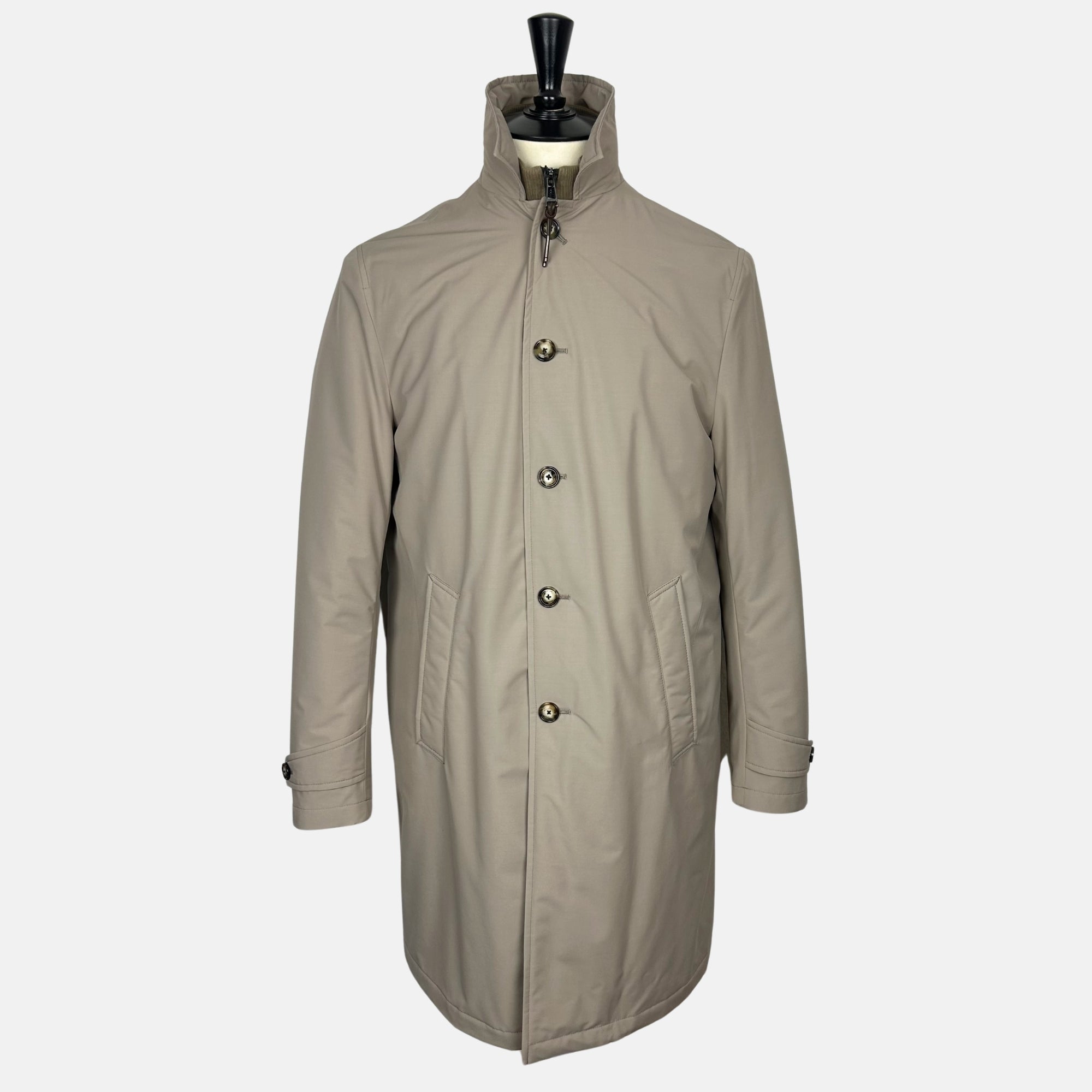 Greige Coat made of Virgin Wool/Nylon (EU 50)