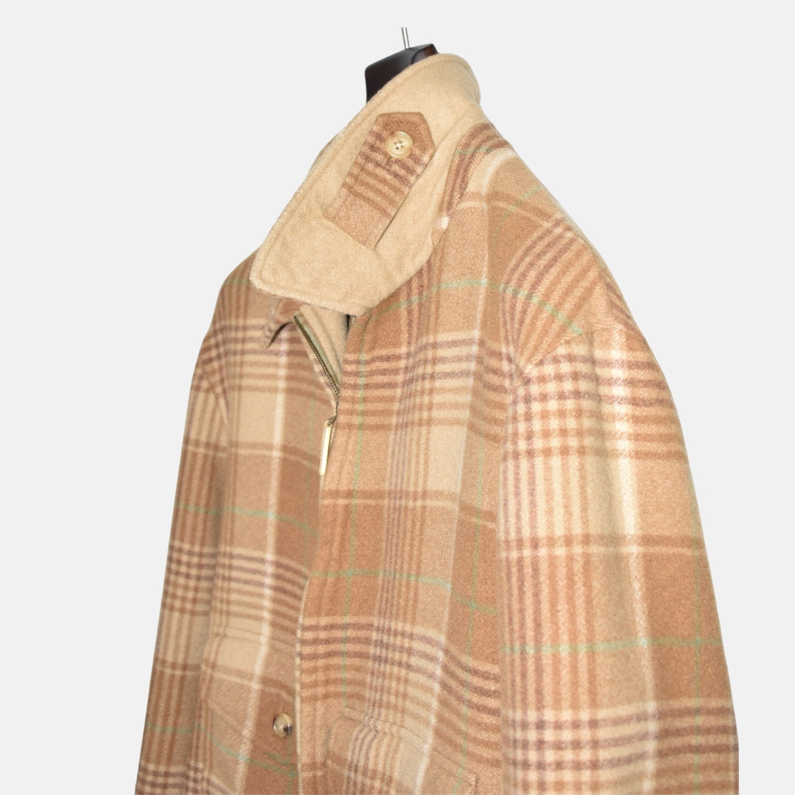 Checked Wool Jacket (XL)