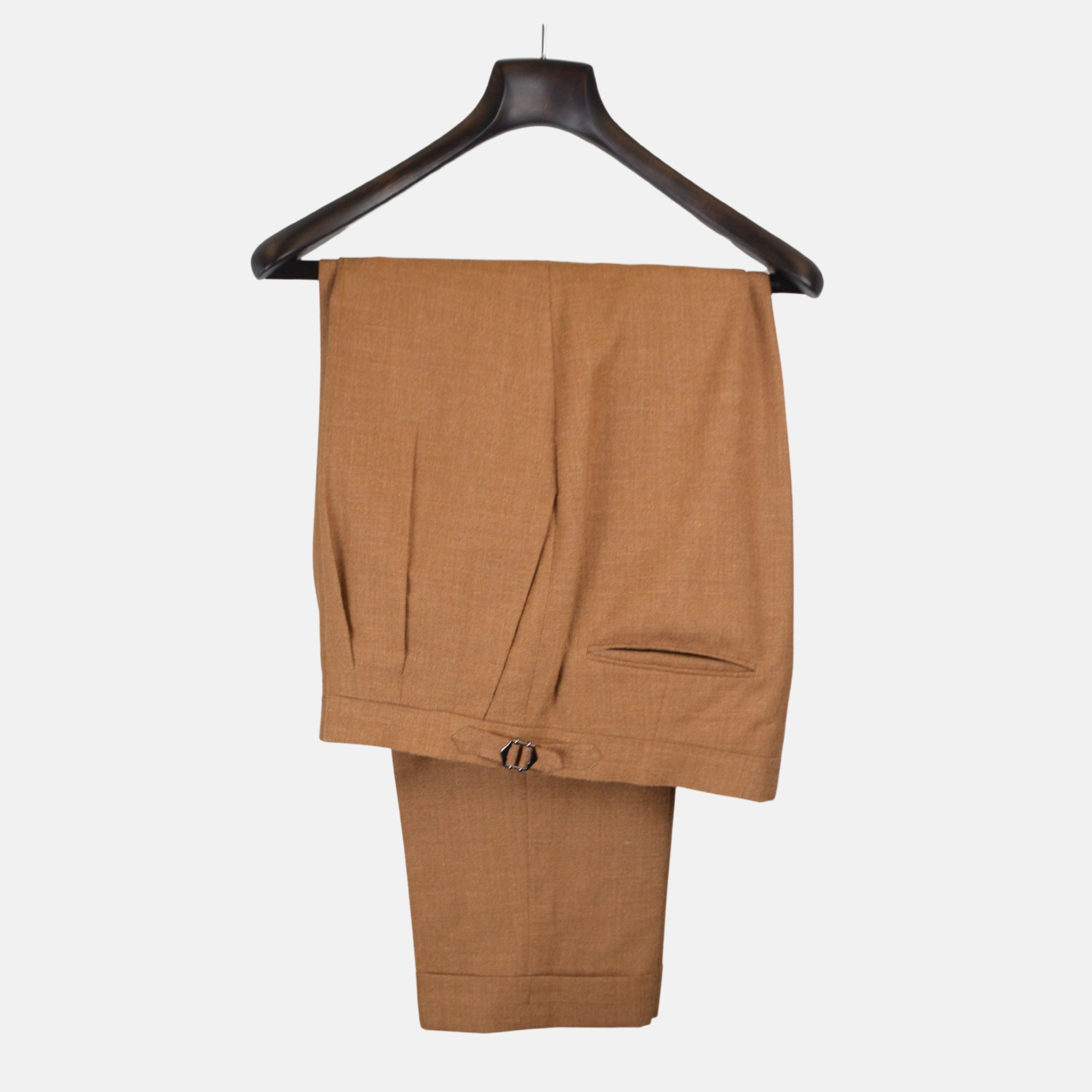 Brown Suit made of Wool/Silk/Linen (54)