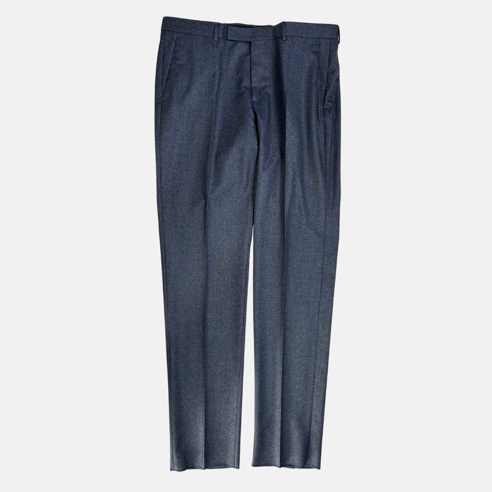 Blue Mélange Suit made of Wool (EU 56)