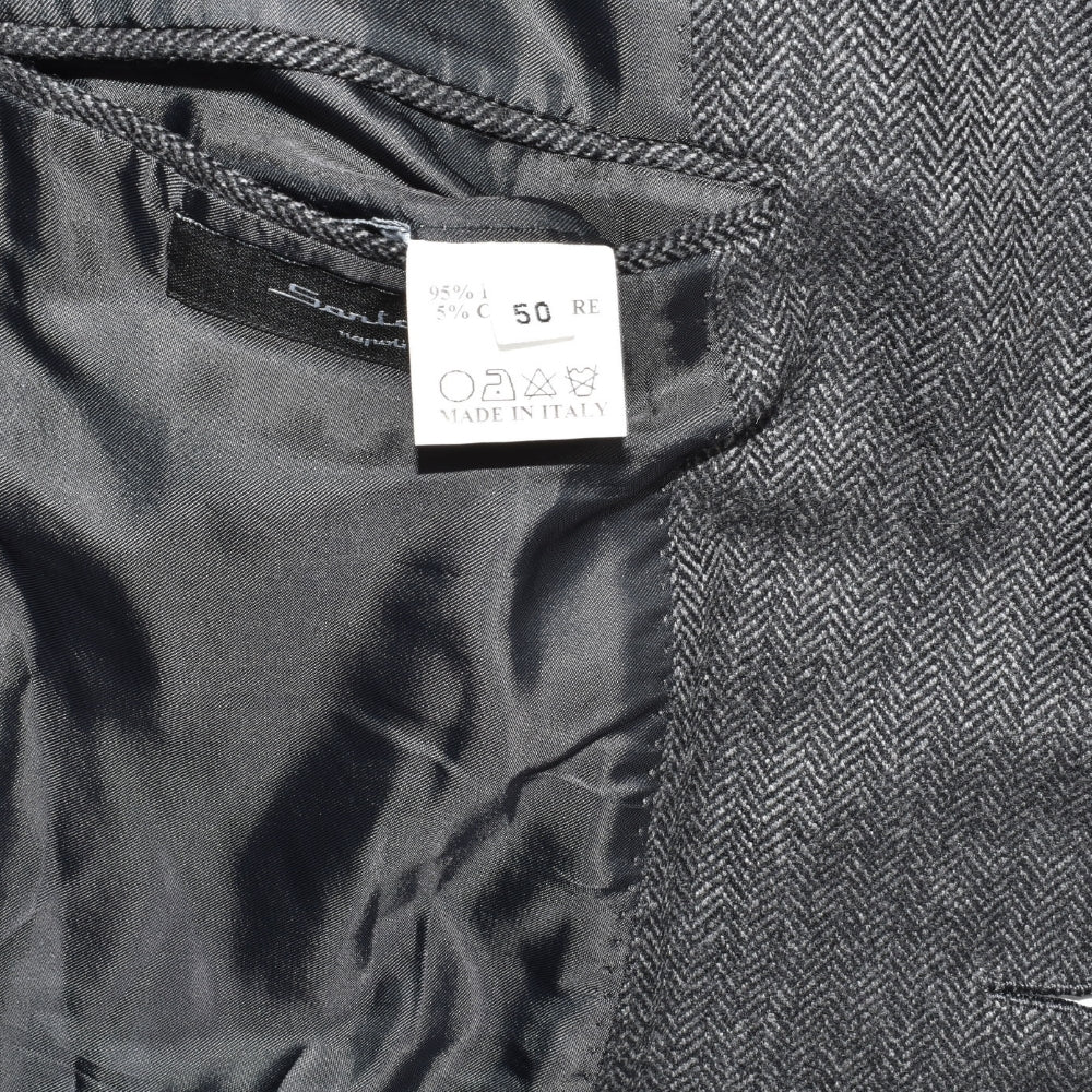 Charcoal Houndstooth Blazer made of Cashmere/Wool (EU 50)