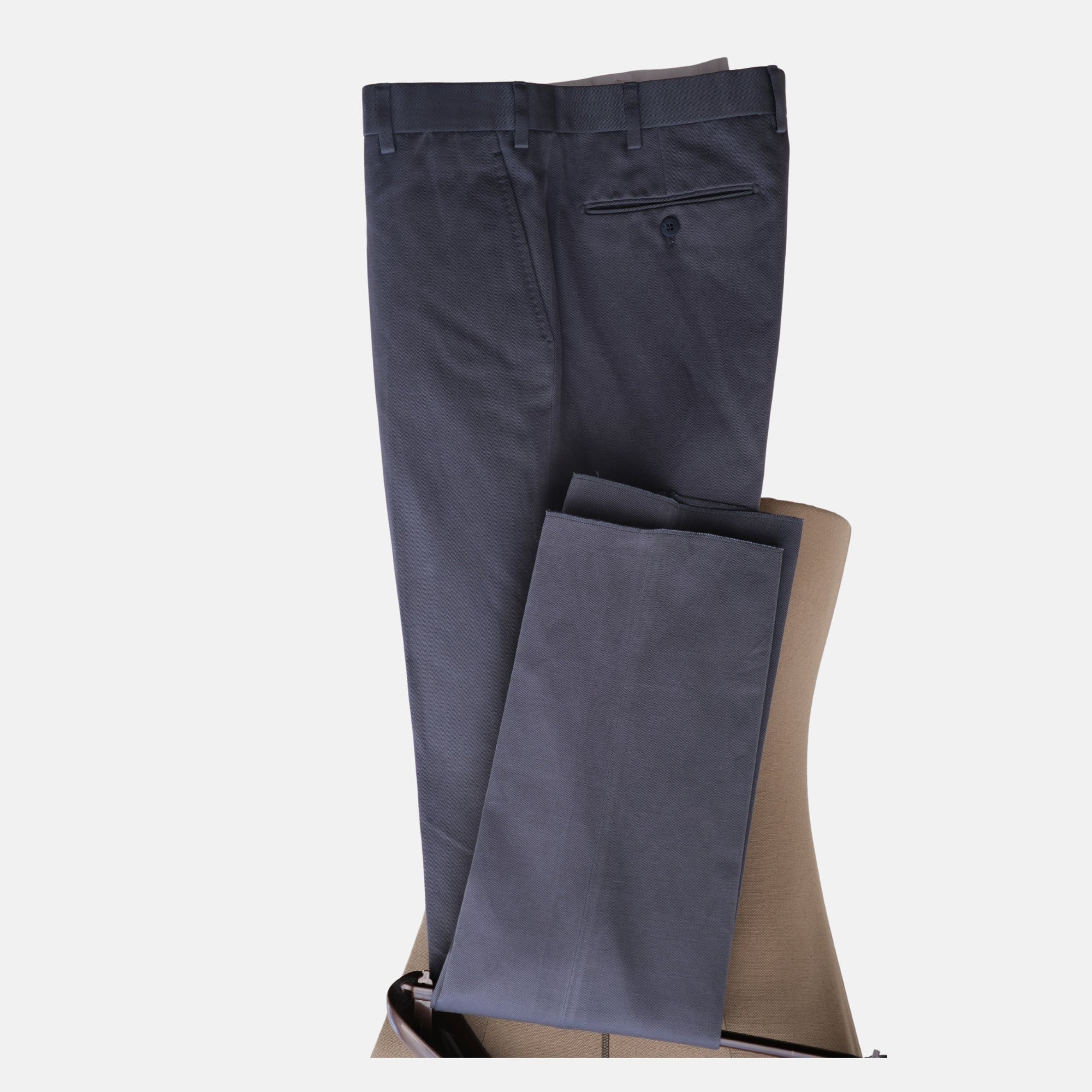 Blue Suit made of Cotton/Linen (EU 52)