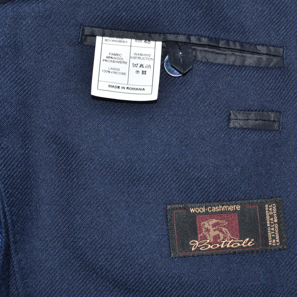 Navy Blazer made of Wool/Cashmere (EU 48)