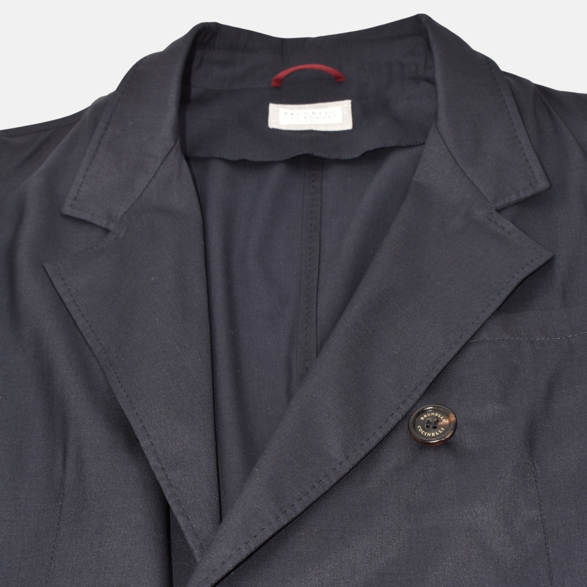 Dark Navy Peacoat made of Wool/Silk (M)