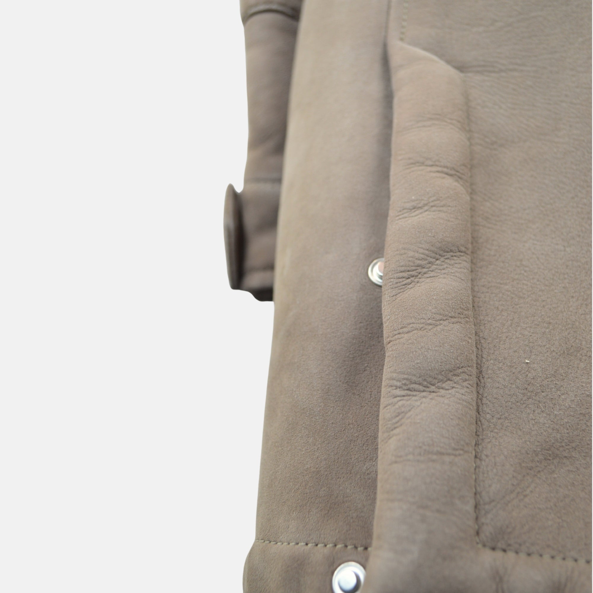 Taupe Shearling Coat (M/L)