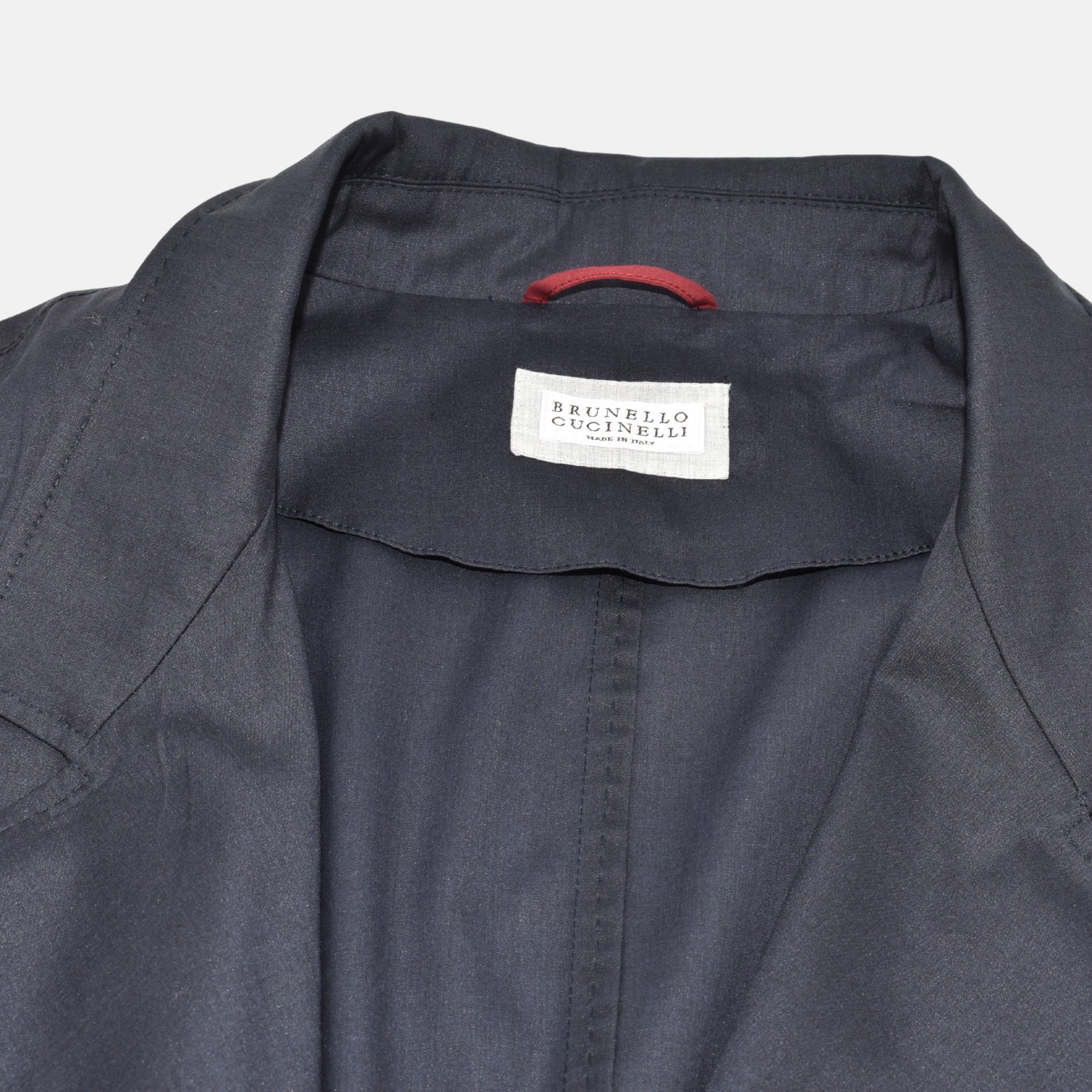 Dark Navy Peacoat made of Wool/Silk (M)