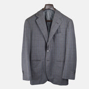 Grey Checked Suit made of Wool (46/48)