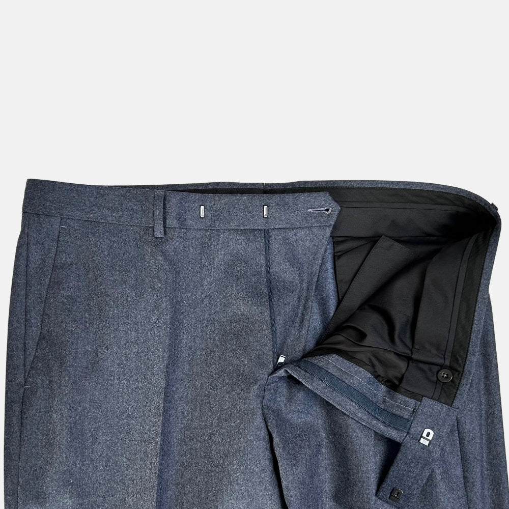 Blue Mélange Suit made of Wool (EU 56)