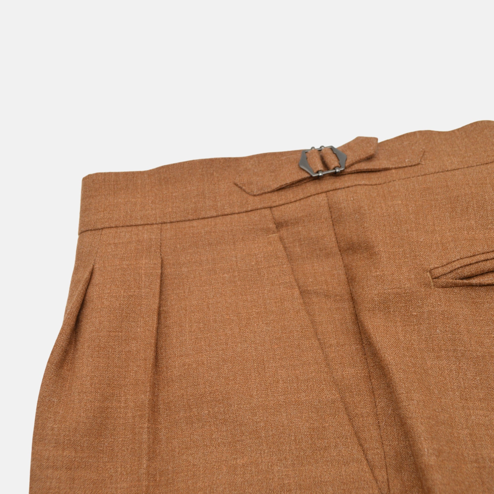 Brown Suit made of Wool/Silk/Linen (54)