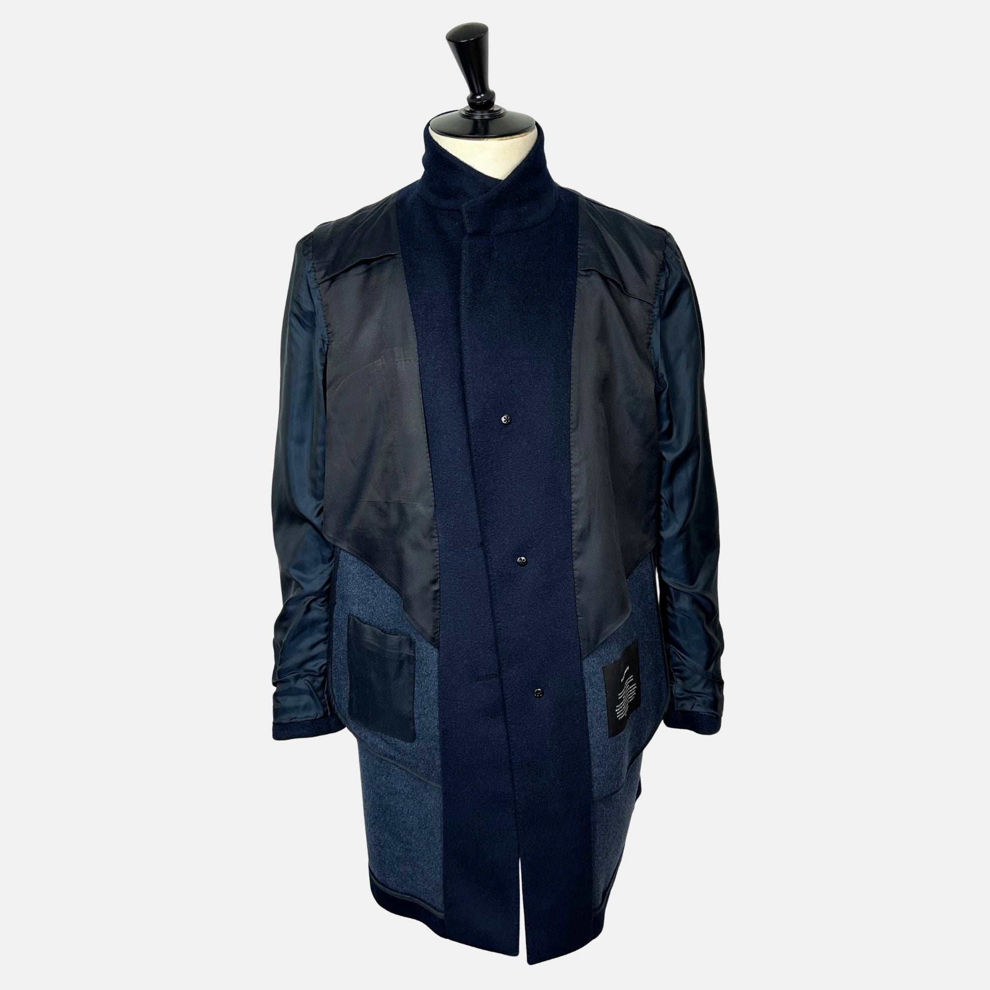 Navy Coat made of Cashmere (EU 50)
