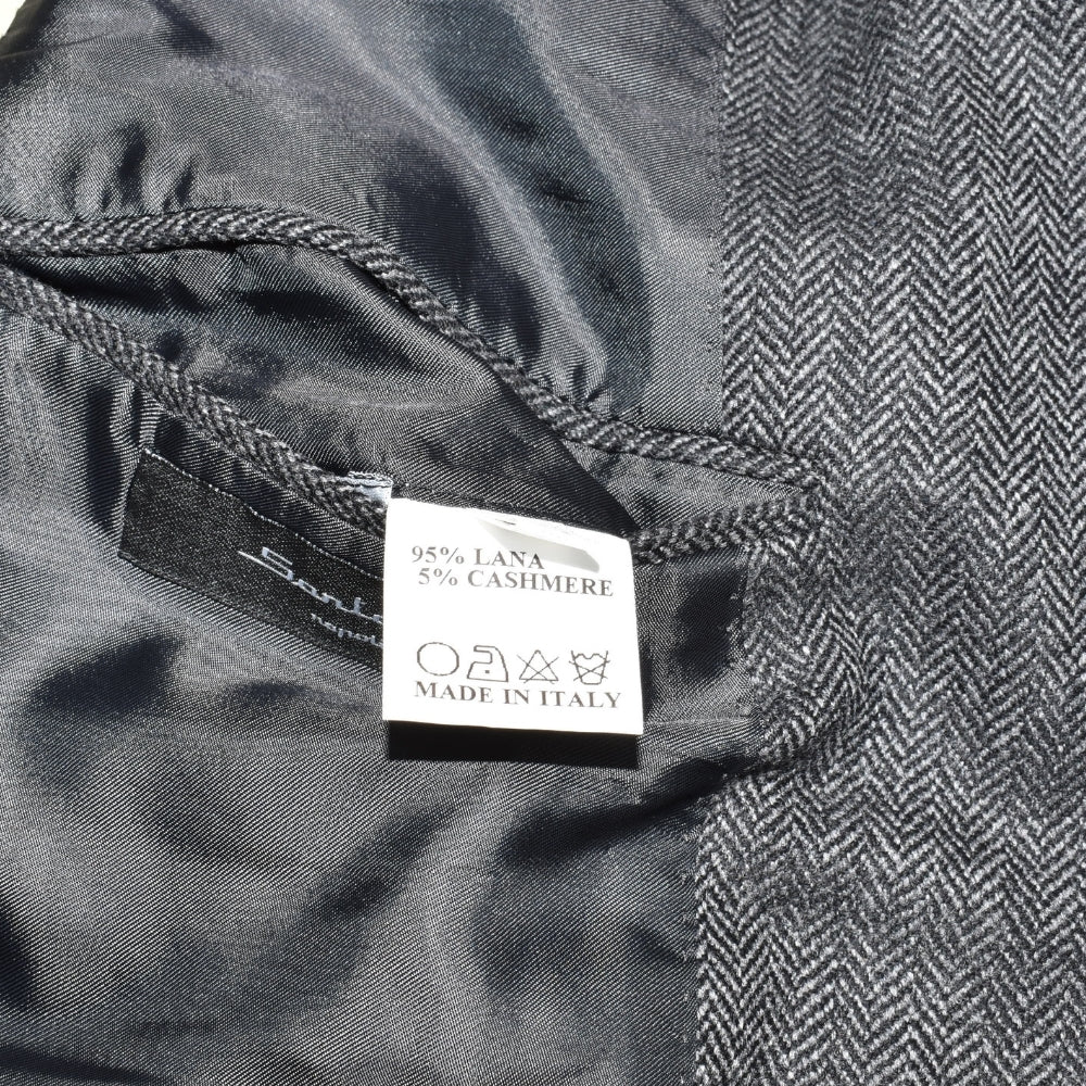 Charcoal Houndstooth Blazer made of Cashmere/Wool (EU 50)