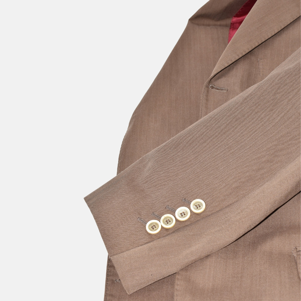 Brown Cotton Blazer