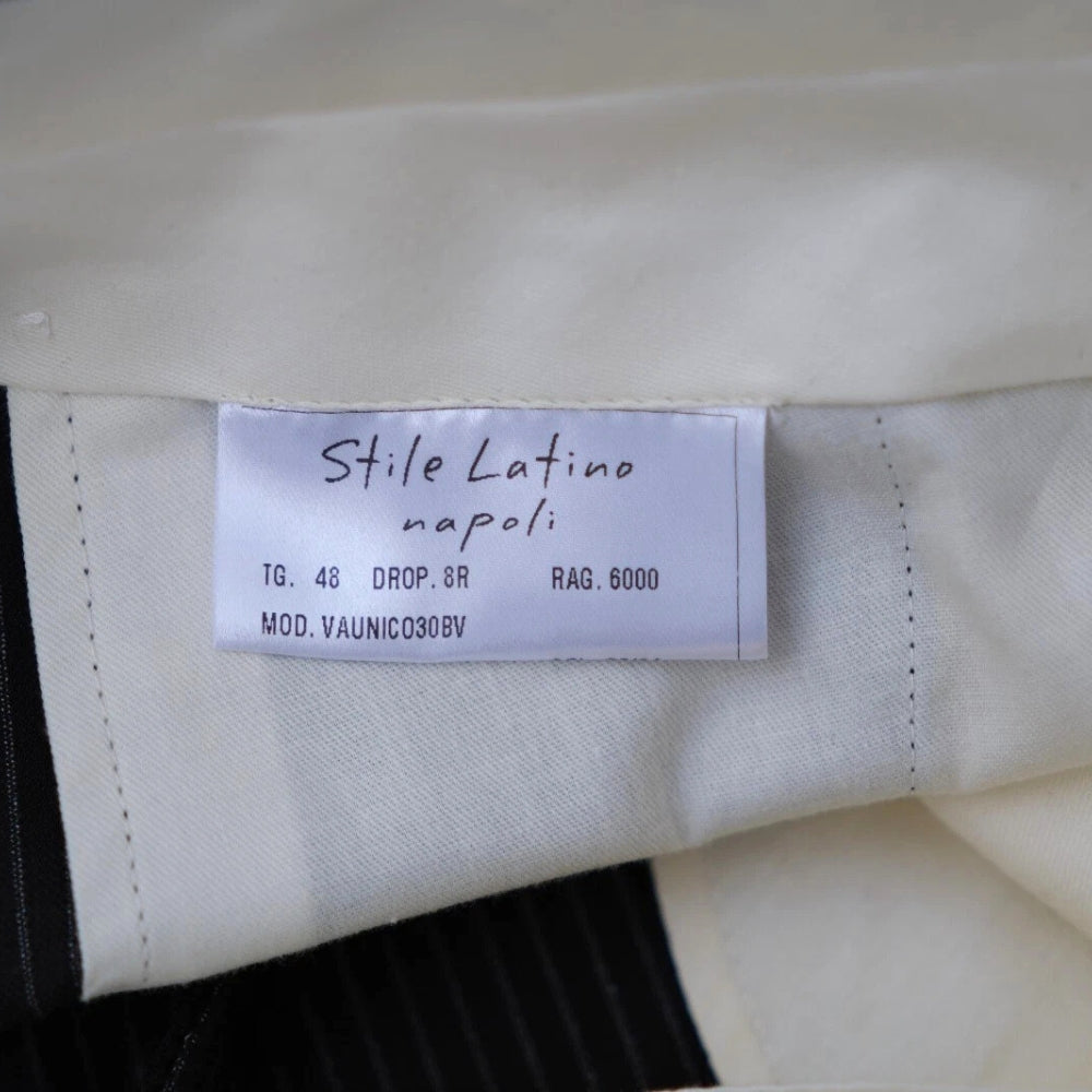 Charcoal Pinstriped Suit made of Wool (EU 48)