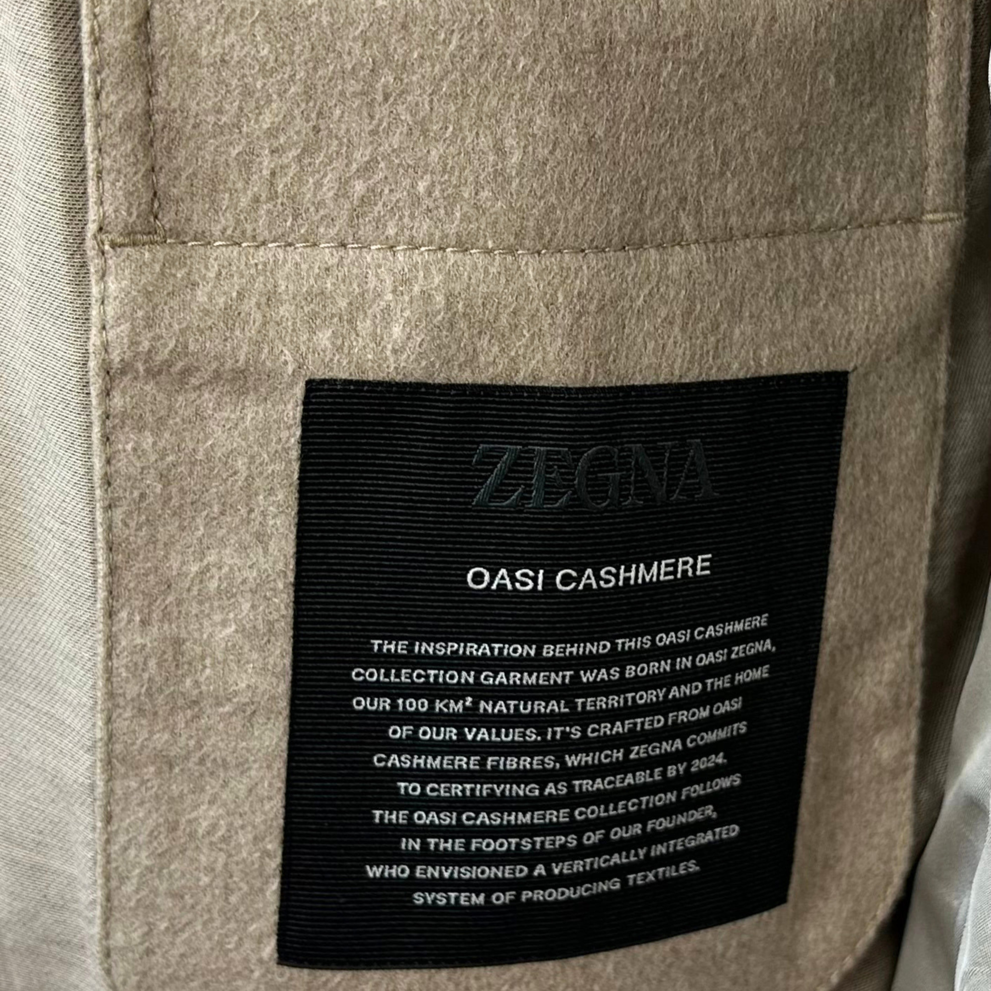 Sand Oasi Cashmere Jacket with Removable Vest (EU 52)