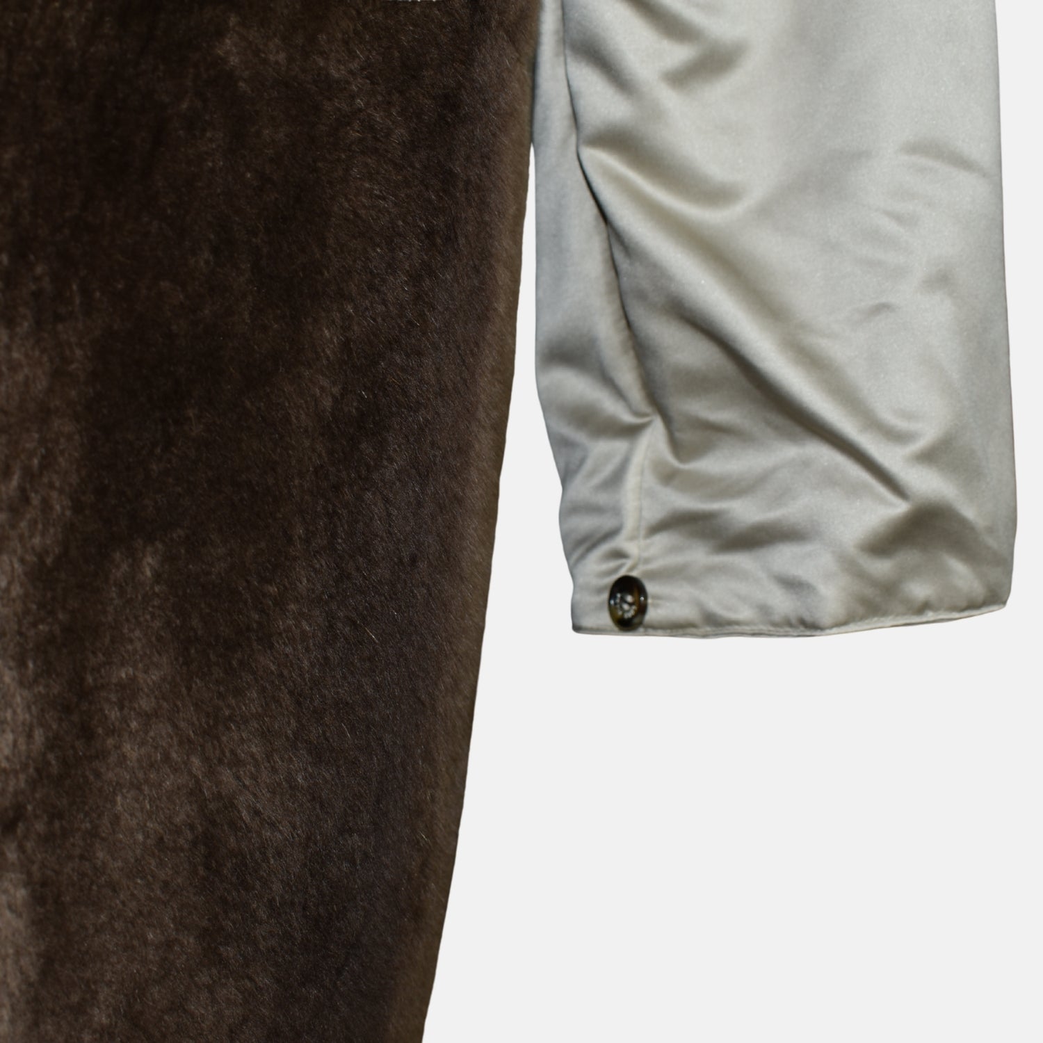 Black Beaver Lined "Storm System" Parka made of Cashmere (L)