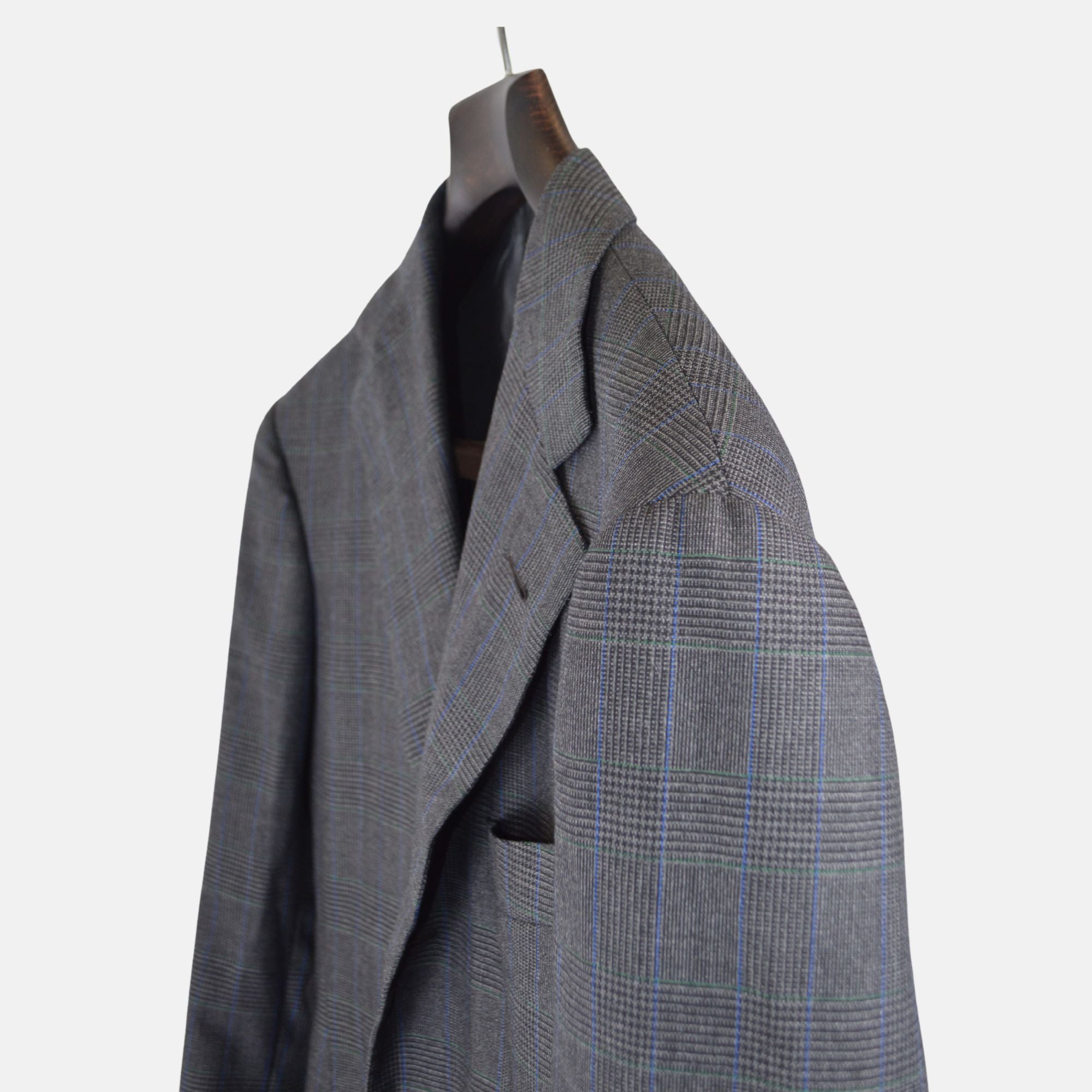 Grey Checked Suit made of Wool (46/48)