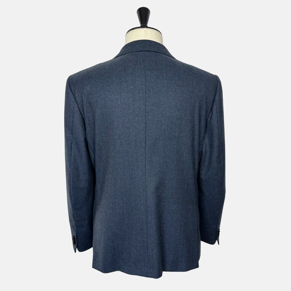 Blue Mélange Suit made of Wool (EU 56)