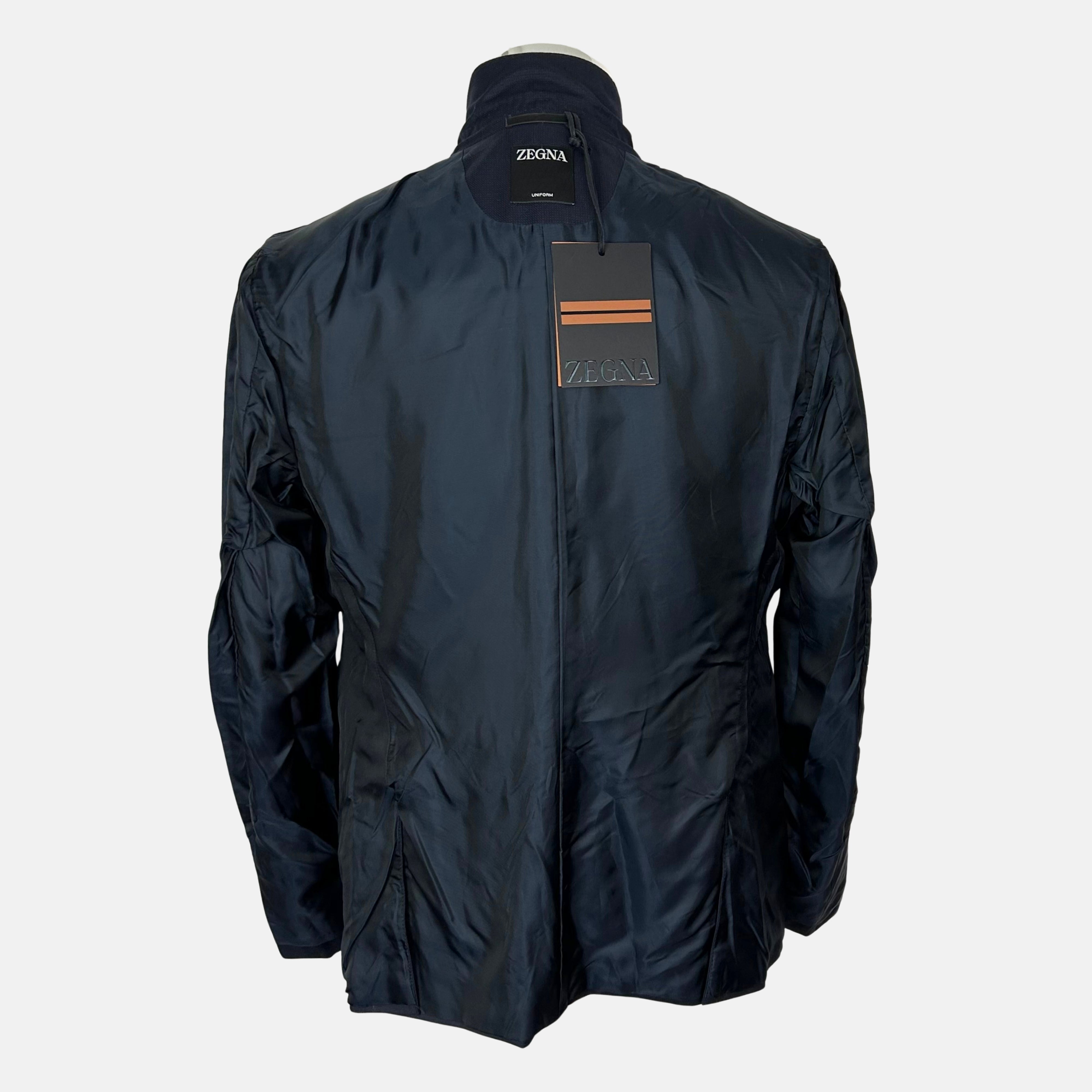 Navy Double Breasted Blazer made of Wool (EU 50)