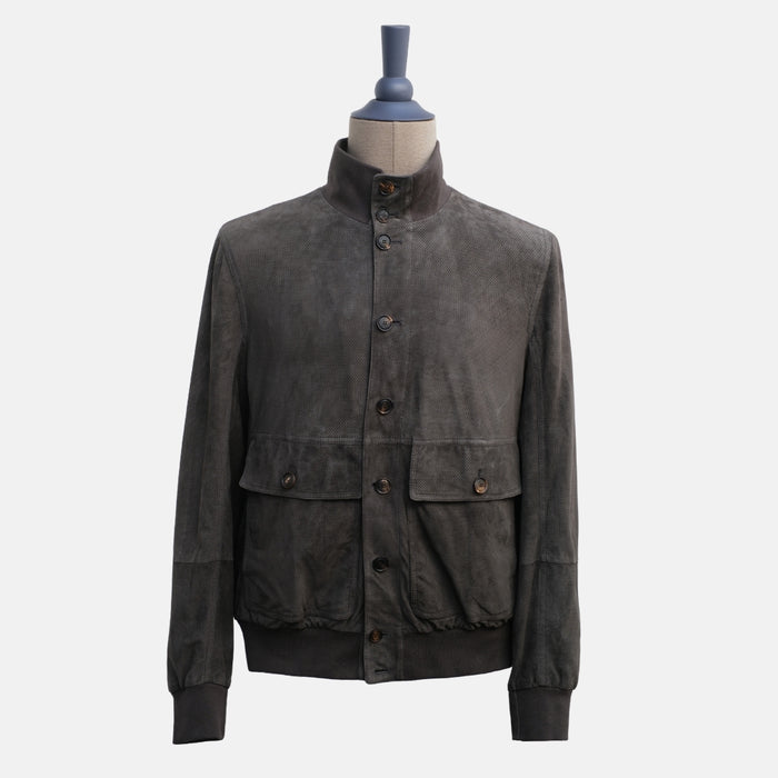Khaki Suede Blouson (S)