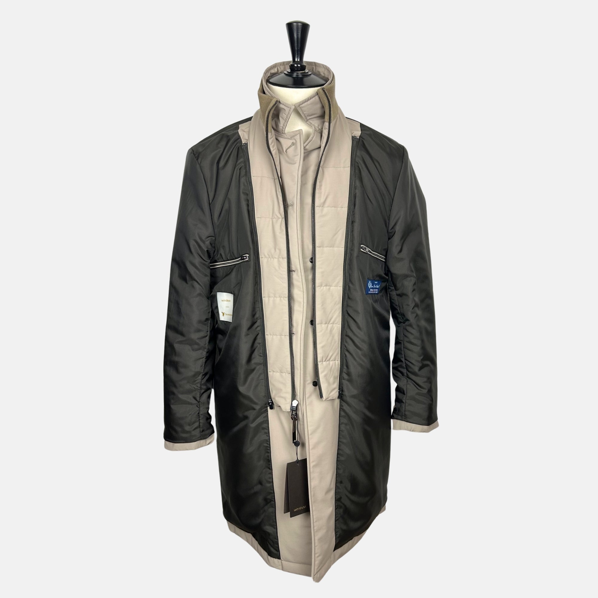 Greige Coat made of Virgin Wool/Nylon (EU 50)