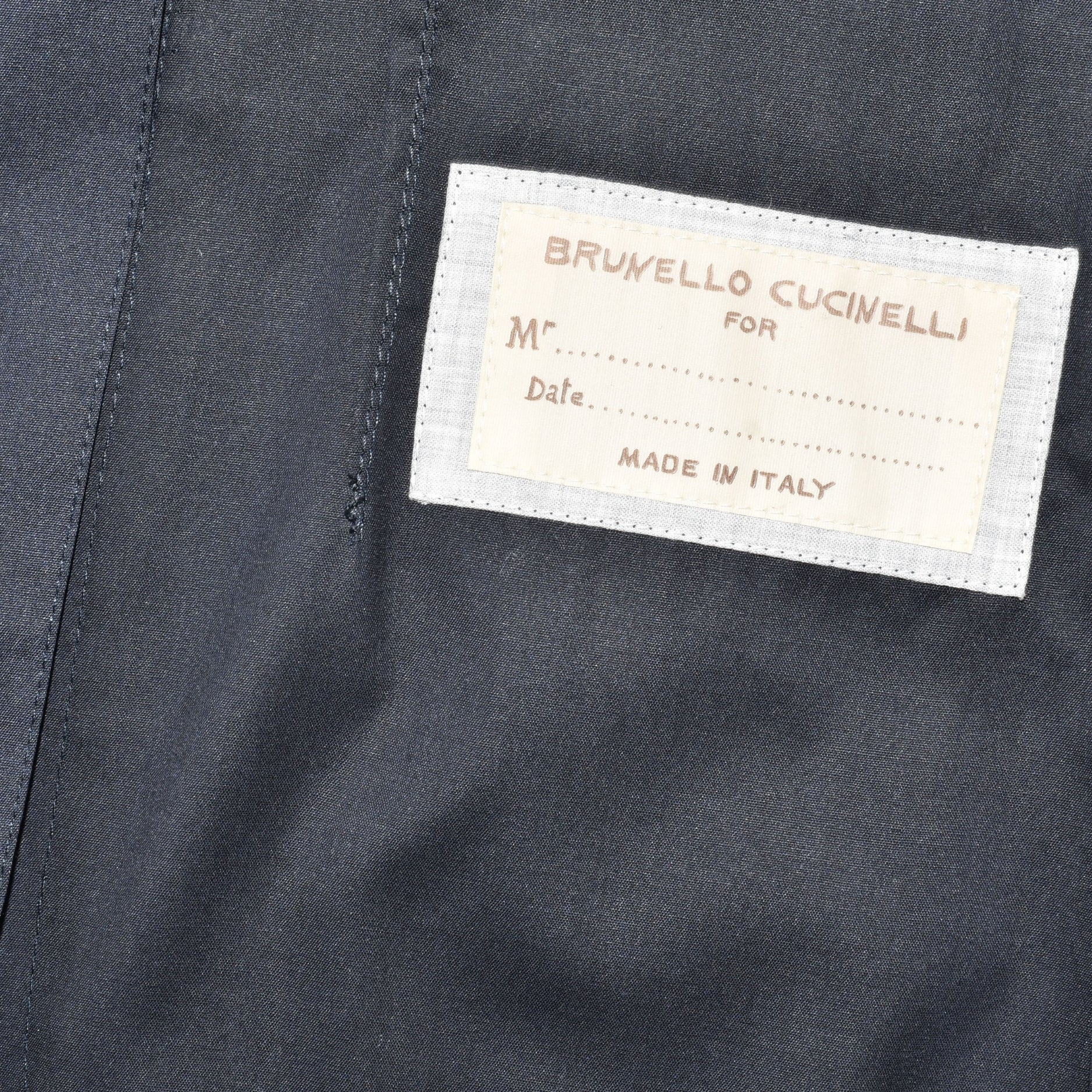 Dark Navy Peacoat made of Wool/Silk (M)