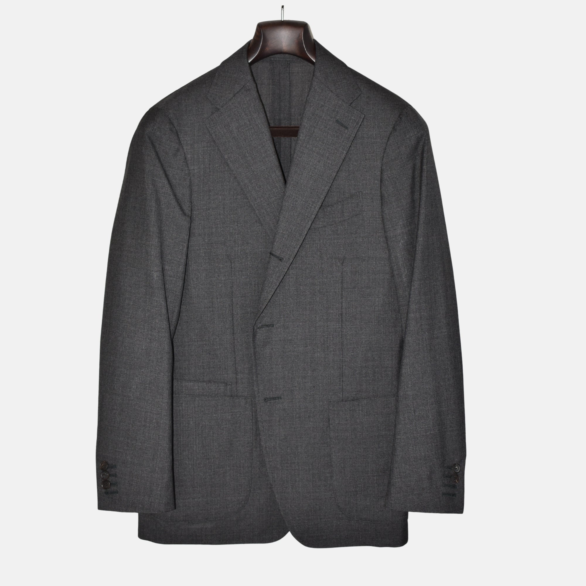 Anthracite Suit made of Wool (EU 48)