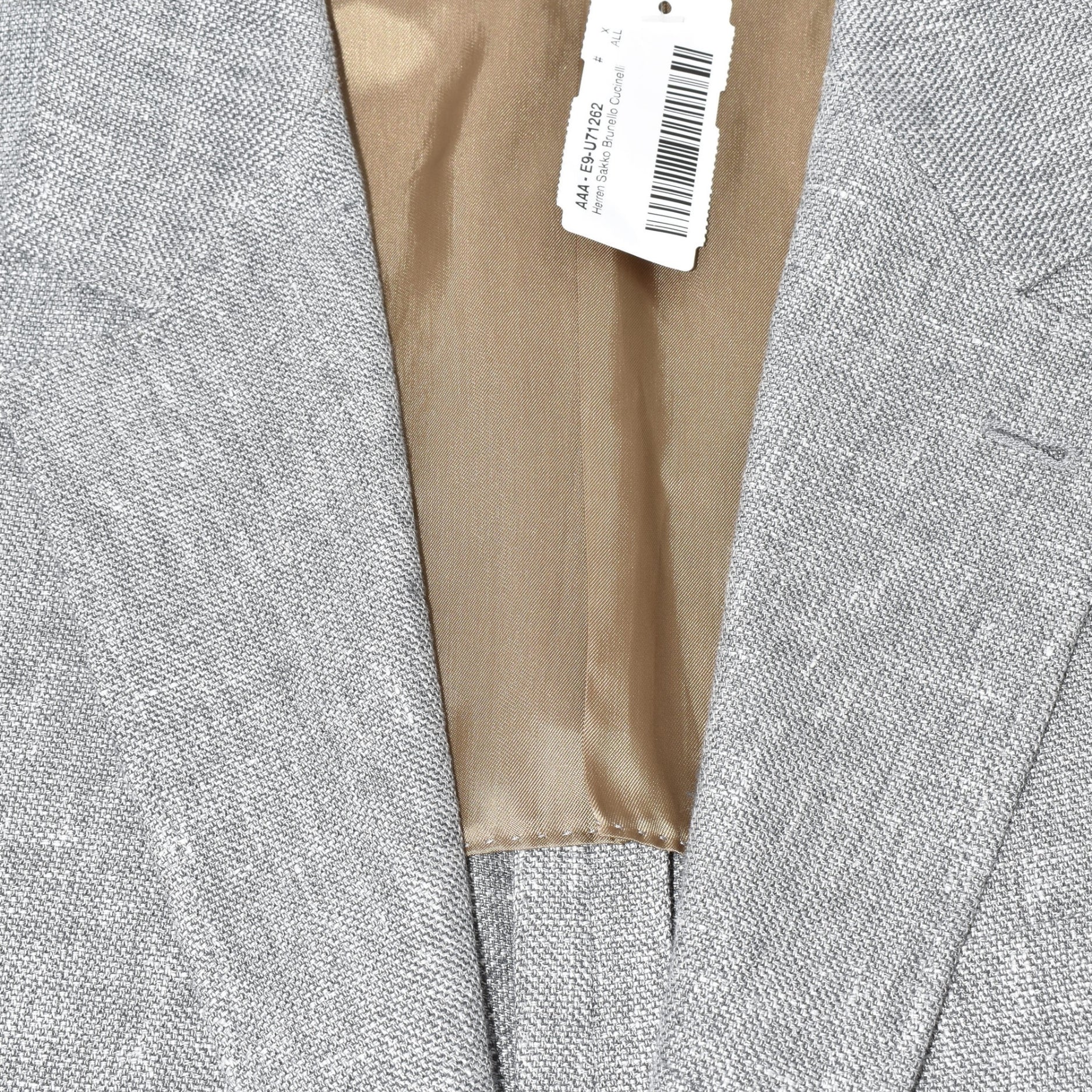 Gray Jacket Linen/Wool/Silk EU 50)