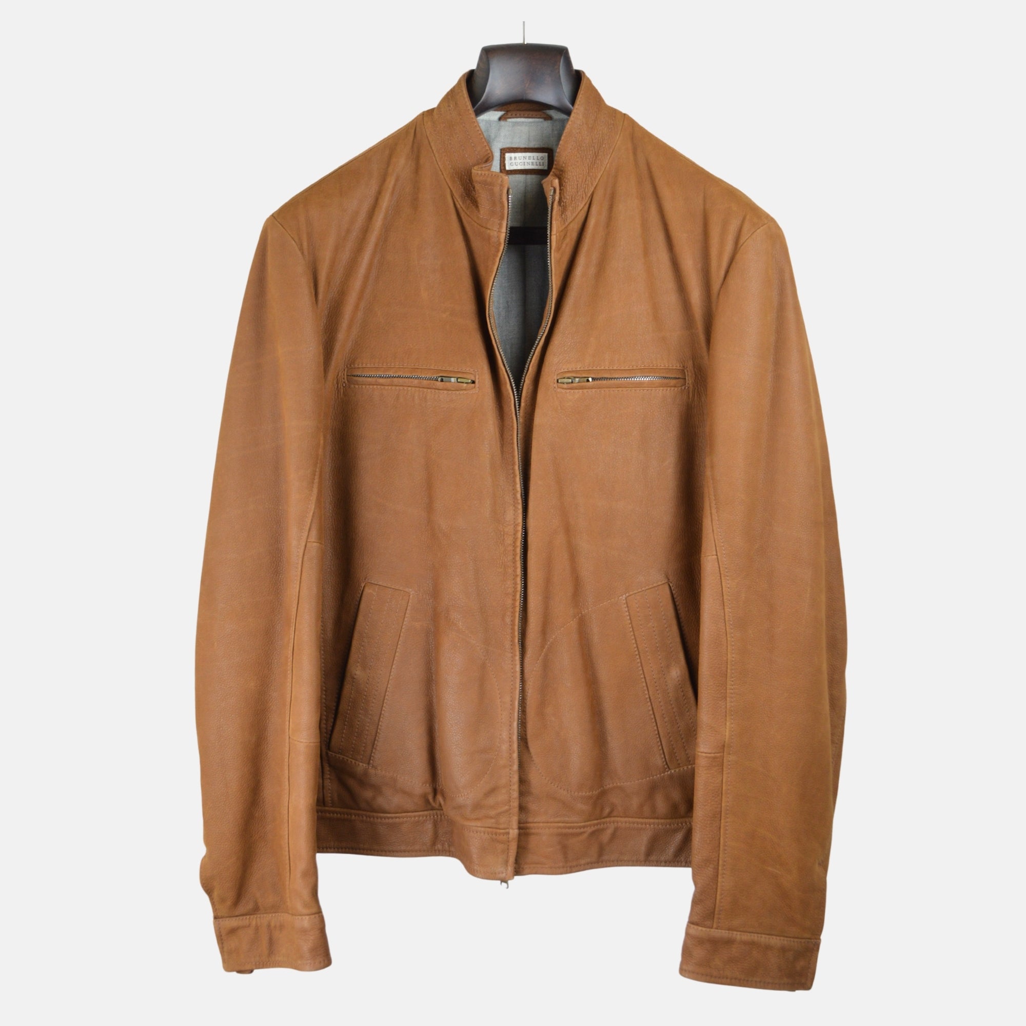 Brown Leather Jacket (M/L)