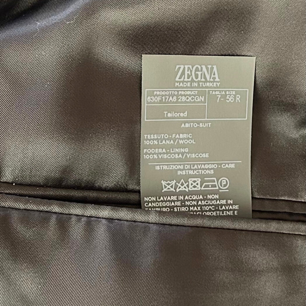 Blue Mélange Suit made of Wool (EU 56)