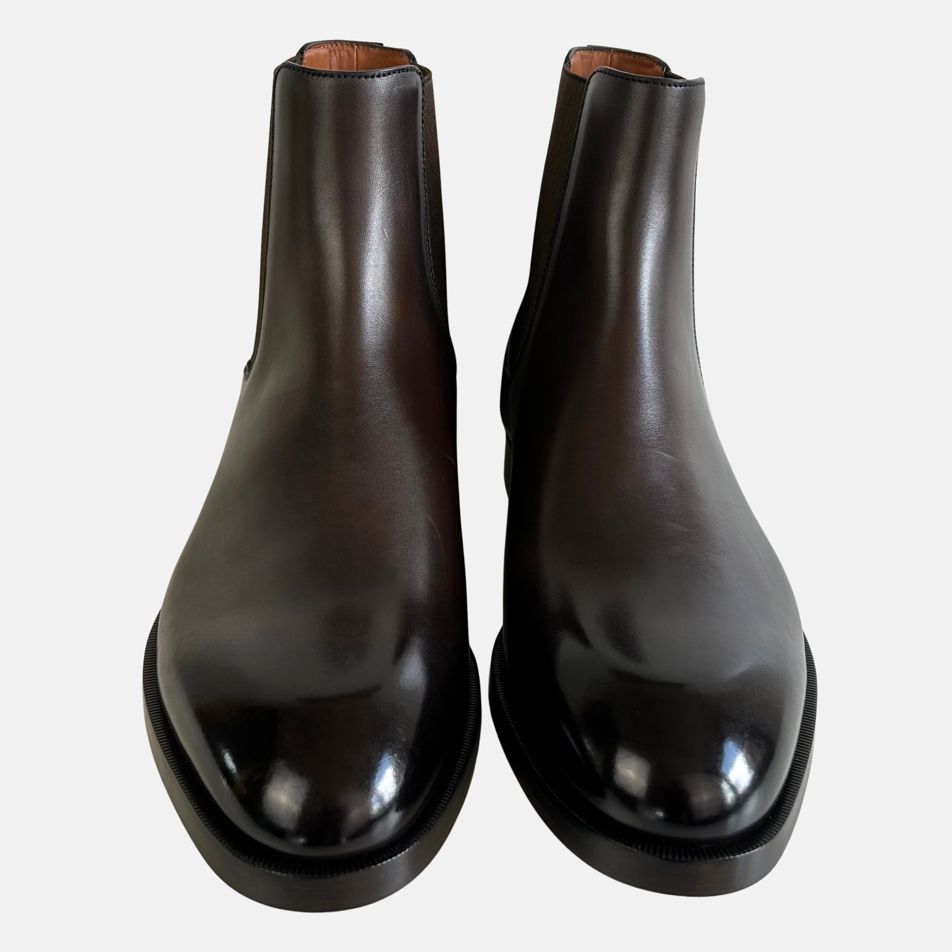 Brown Chelsea Boots made of Leather (EU 45)