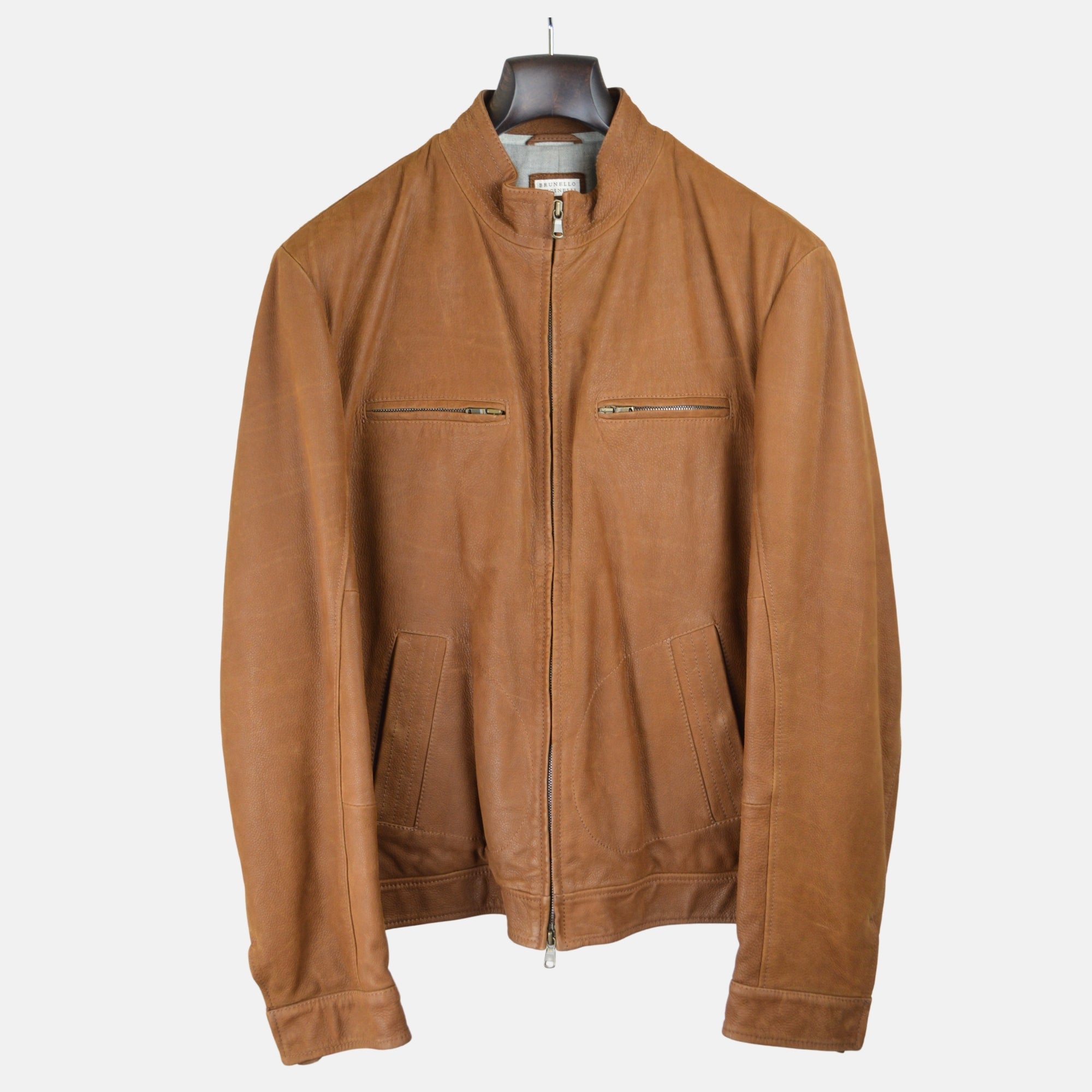 Brown Leather Jacket (M/L)