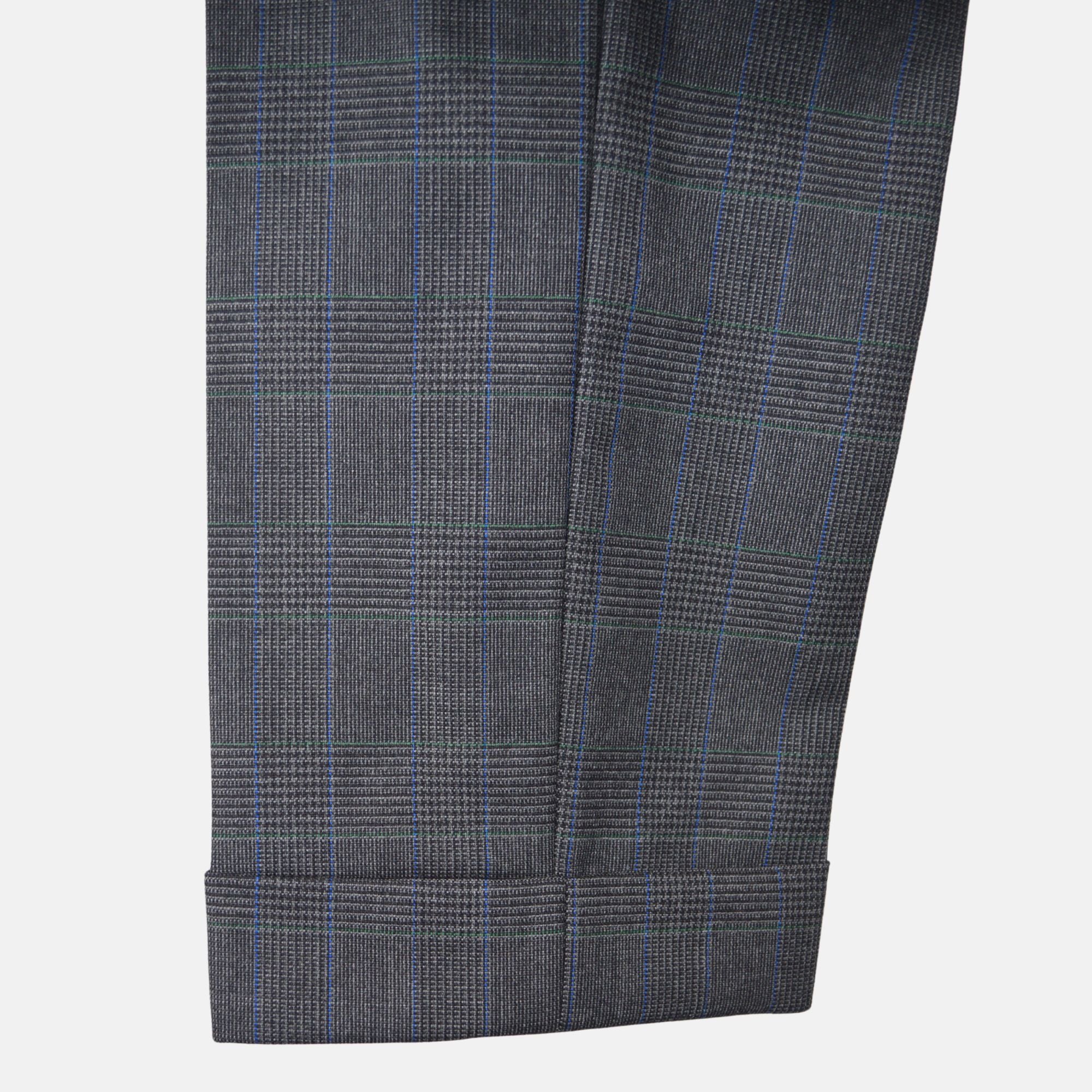 Grey Checked Suit made of Wool (46/48)