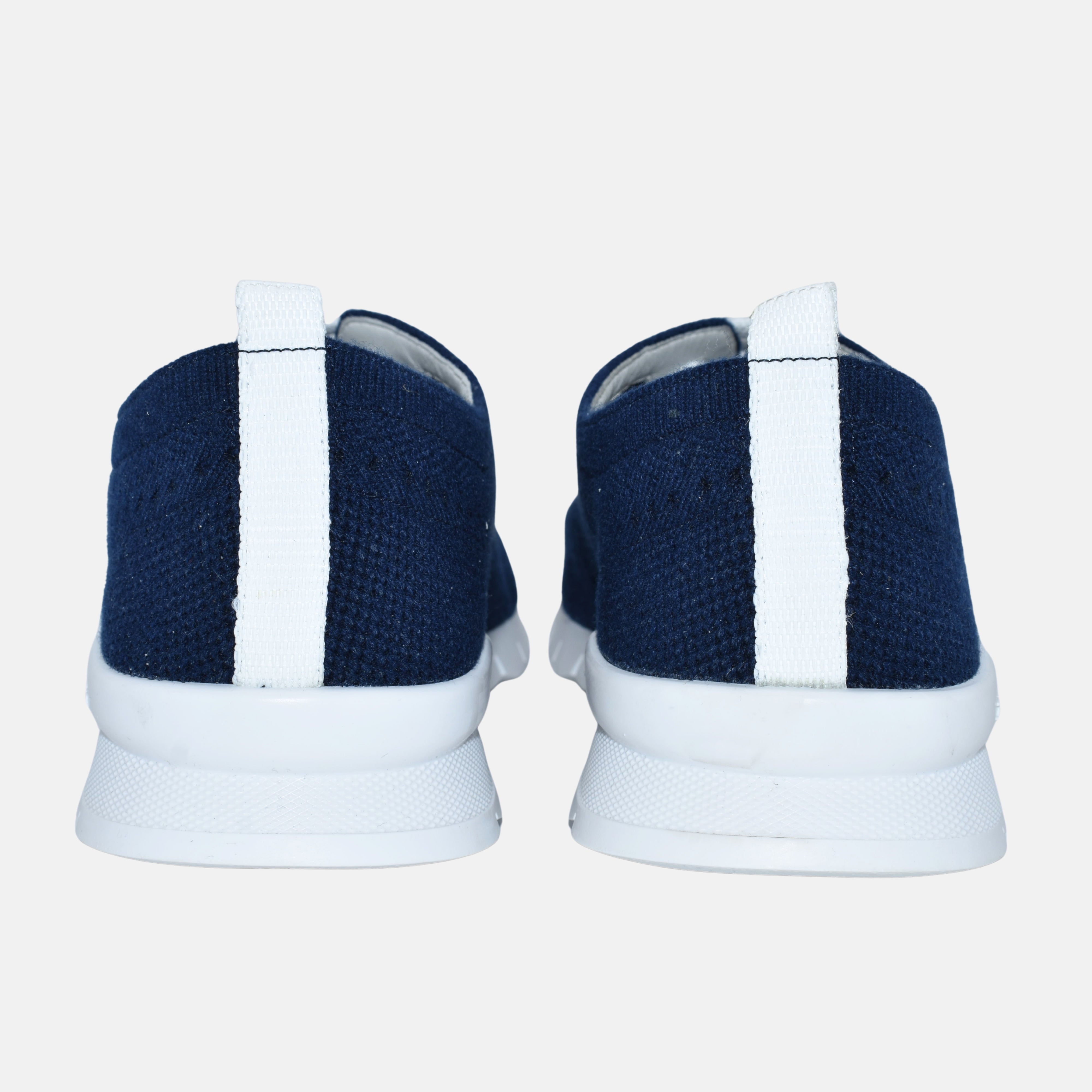 Navy Knitted Sneakers made of Cotton (EU 42, EU 44, EU 46)