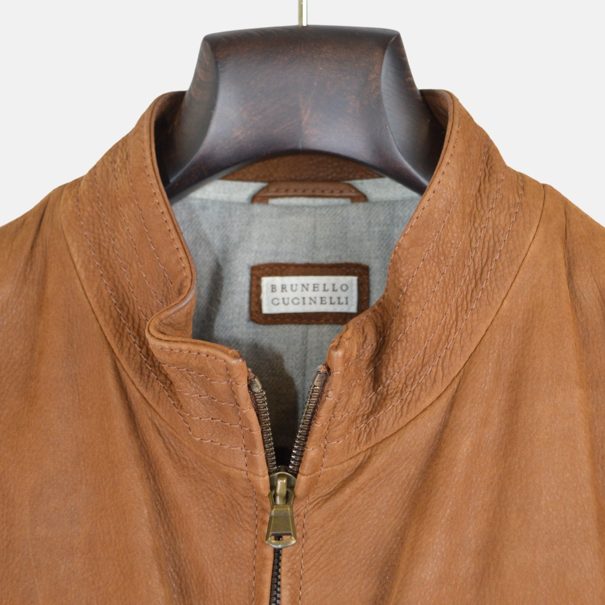 Brown Leather Jacket (M/L)