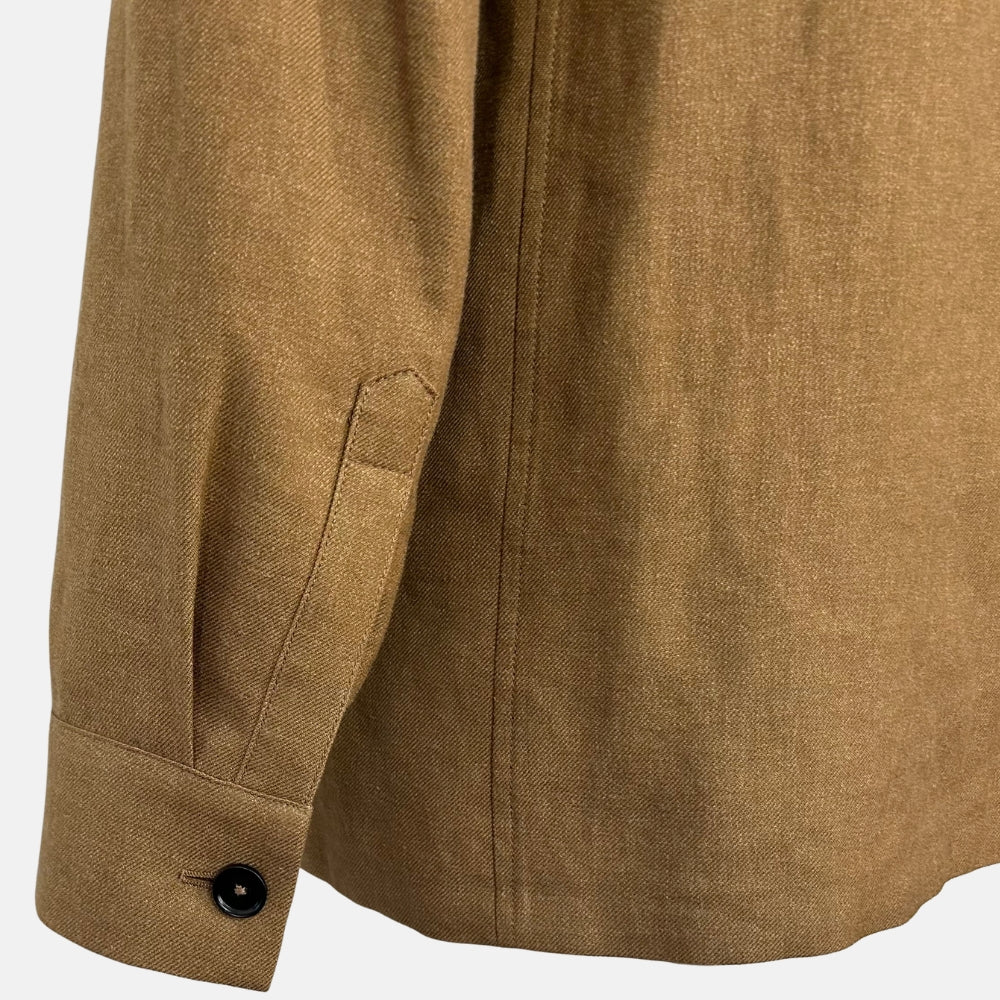 Brown Jacket made of Silk/Linen (EU 48)