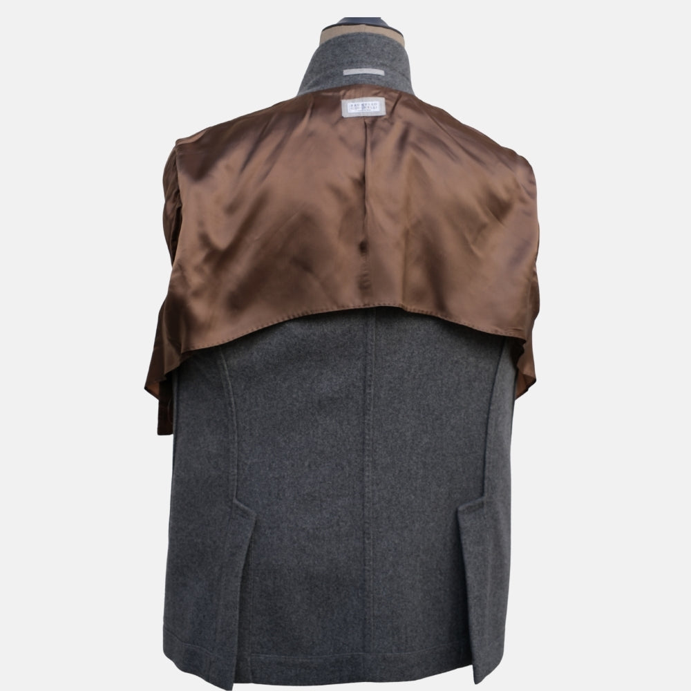 Graue Kaschmirjacke (M)