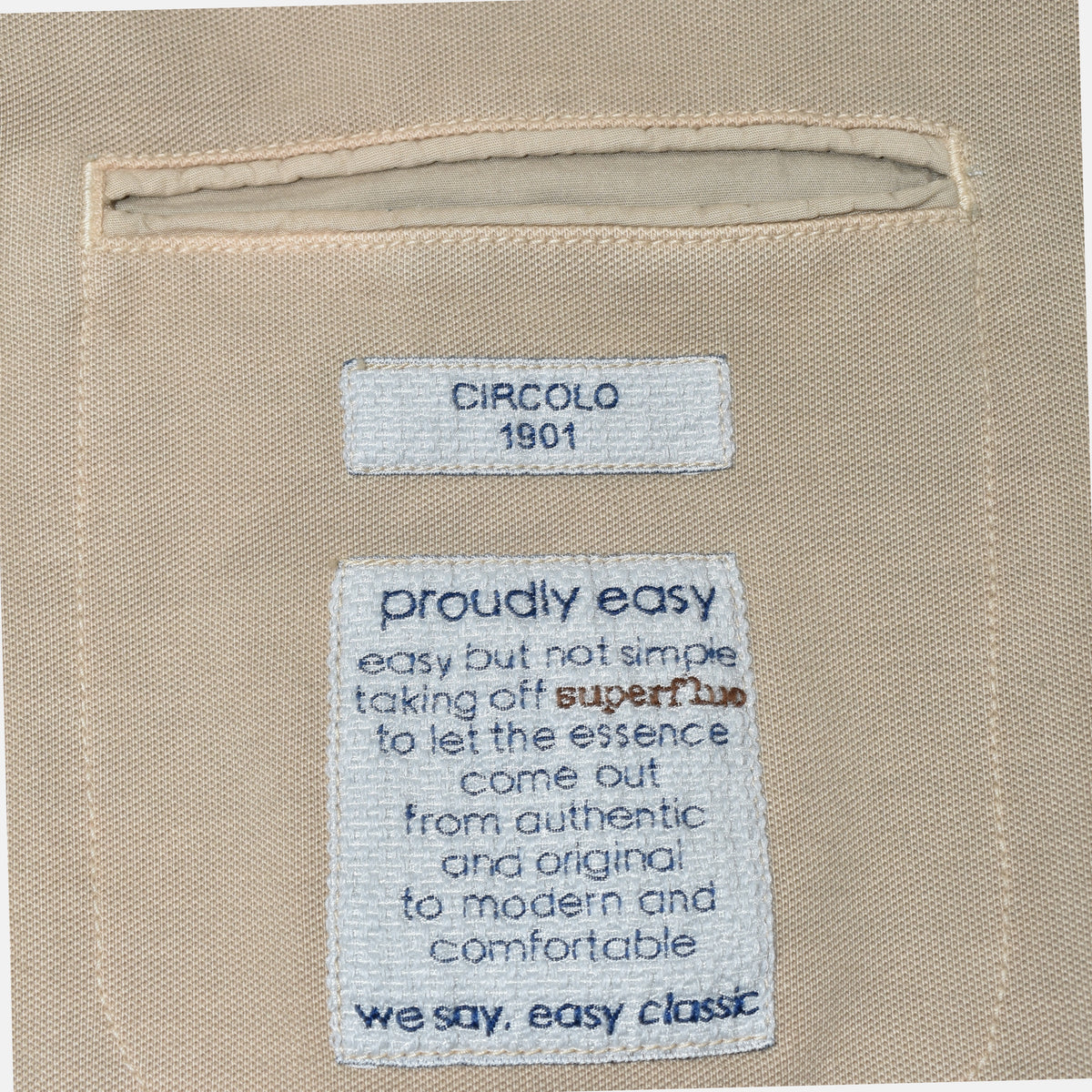 Beige Blazer made of Cotton/Elastane (EU 52)