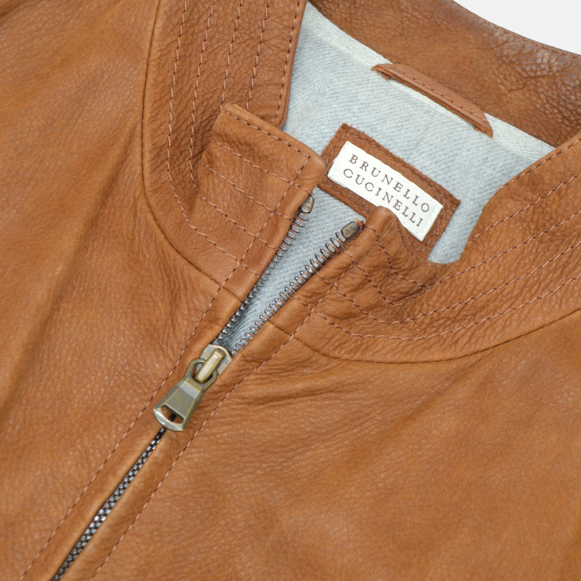 Brown Leather Jacket (M/L)