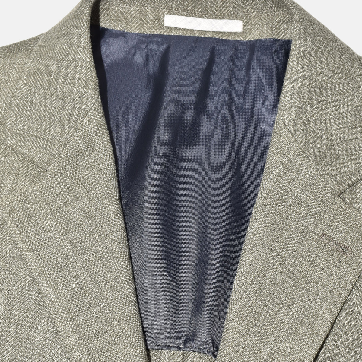 Green Blazer Wool/Linen/Silk (EU 50)