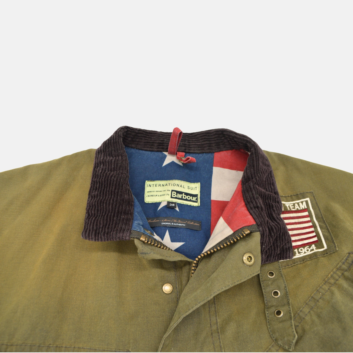 Military Parker made of 100% Waxed Cotton (EU 48)