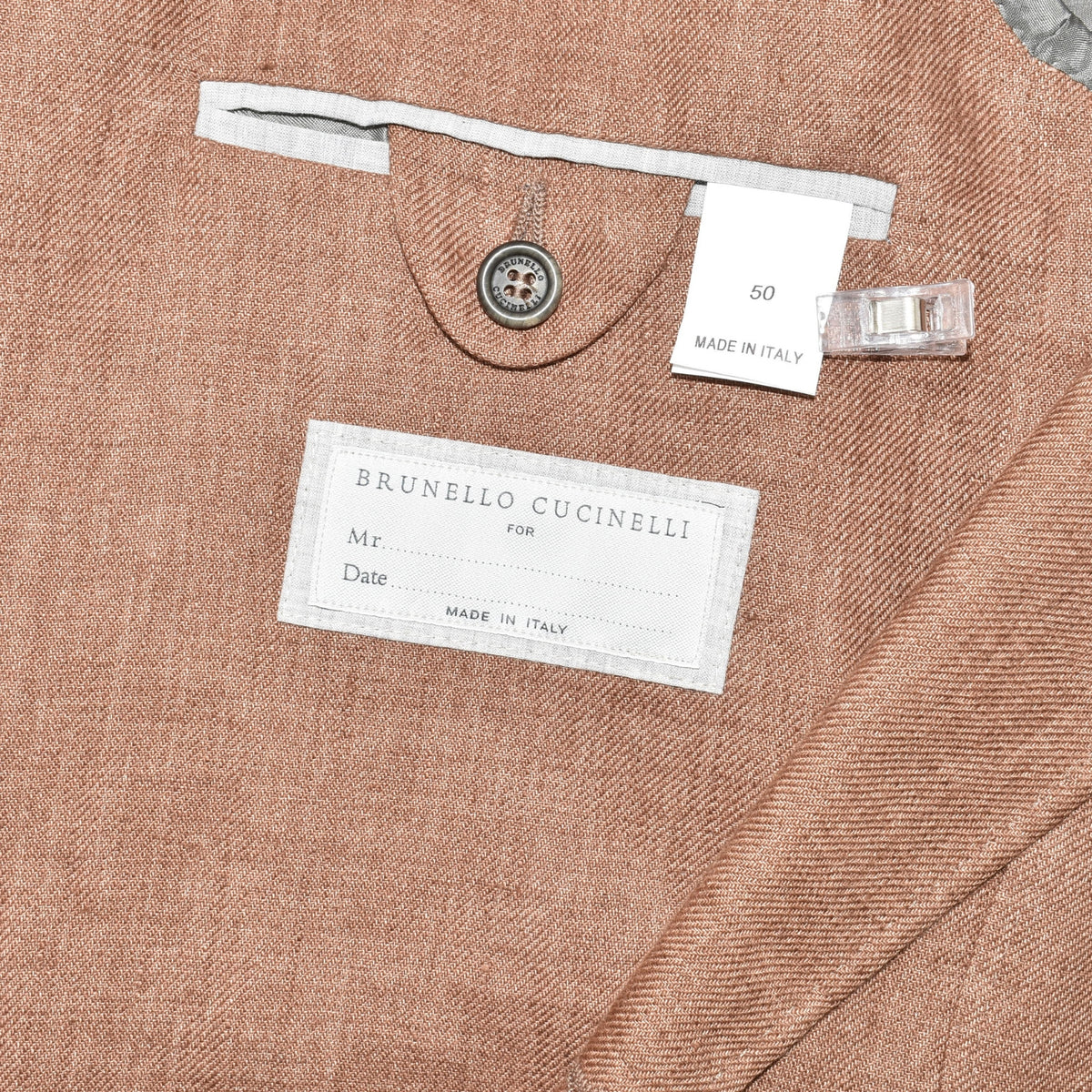 Brown Cotton Blazer
