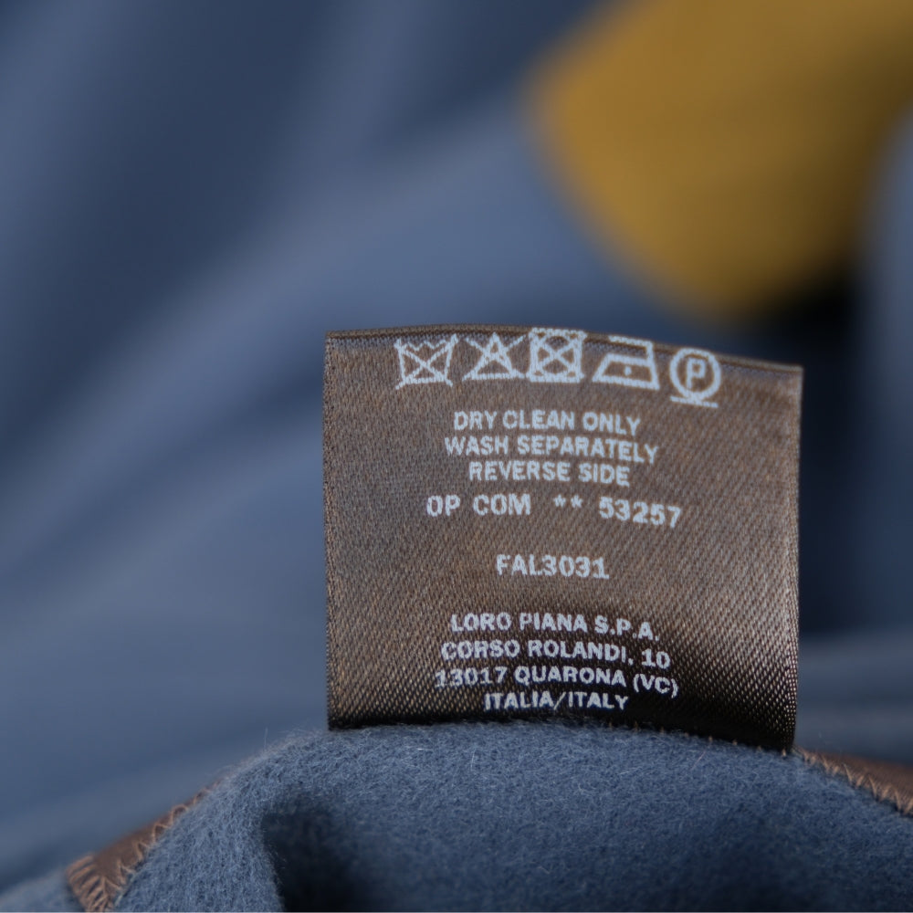 Bi-Color Cashmere Hoodie Jacket (L)