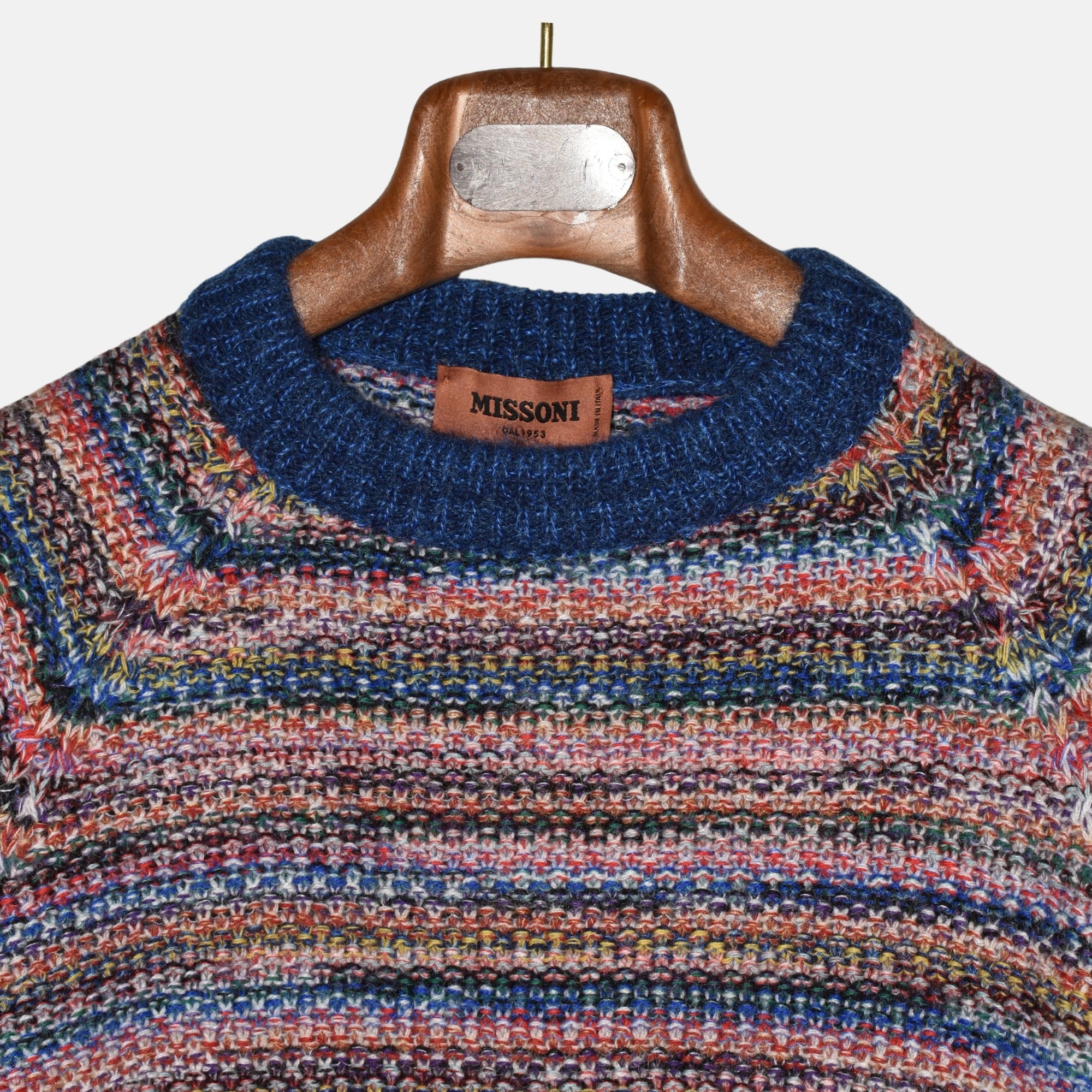 Multicoloured Sweater made of Wool/Mohair/Poyamide (EU 48)