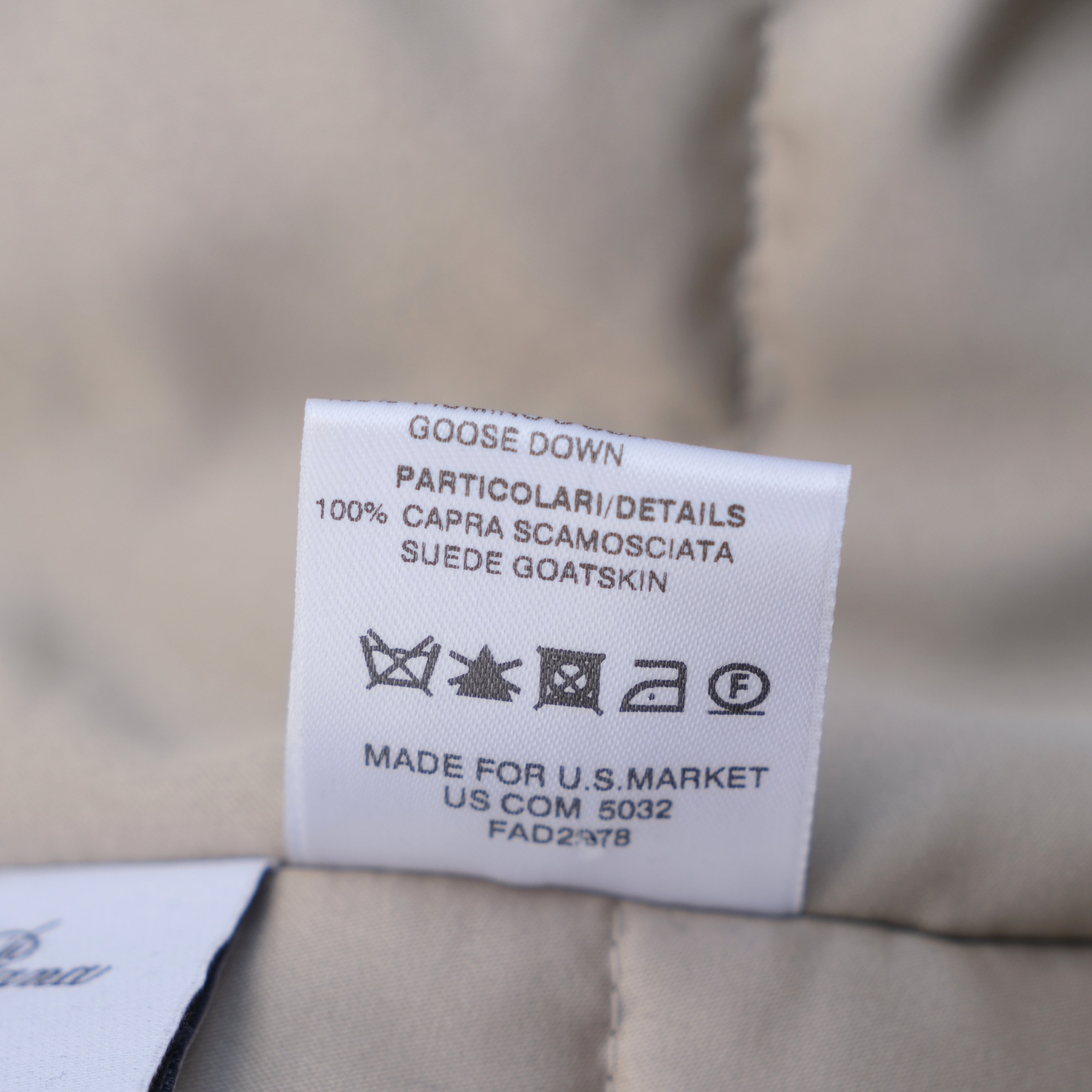 Gray Down/Storm System Jacket made of Virgin Wool/Cashmere/Suede Details (EU 52)