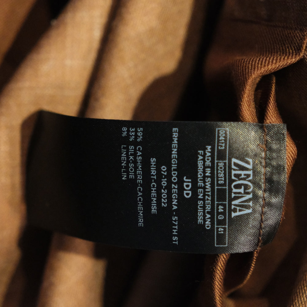 Brown Jacket made of Cashmere/Silk/Linen (EU 54)