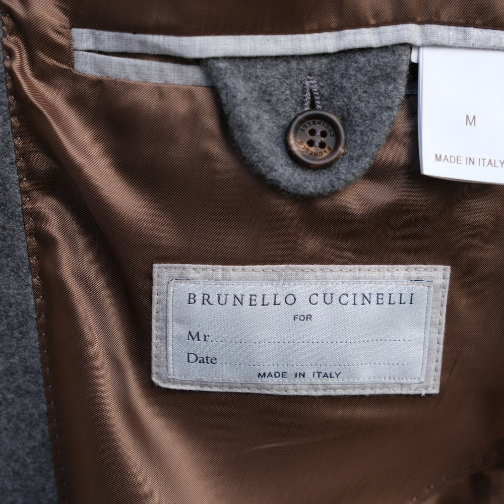 Graue Kaschmirjacke (M)