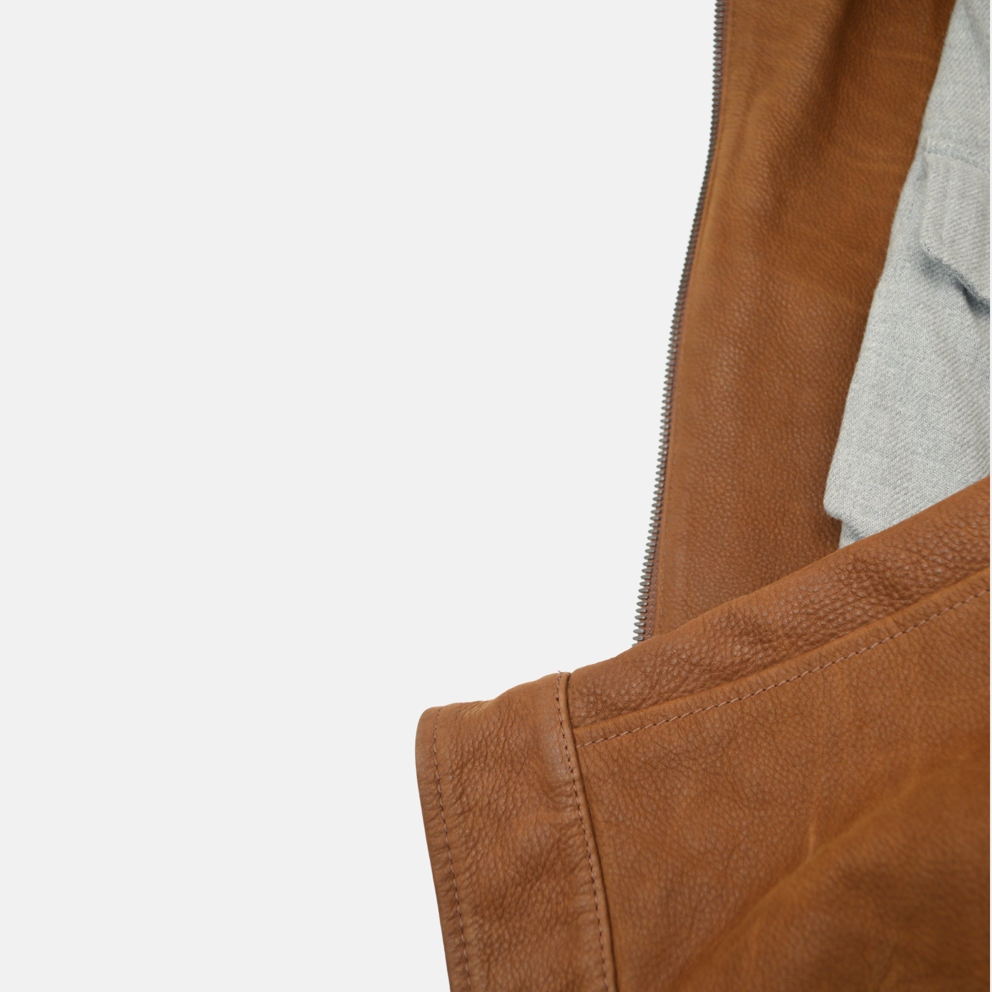 Brown Leather Jacket (M/L)